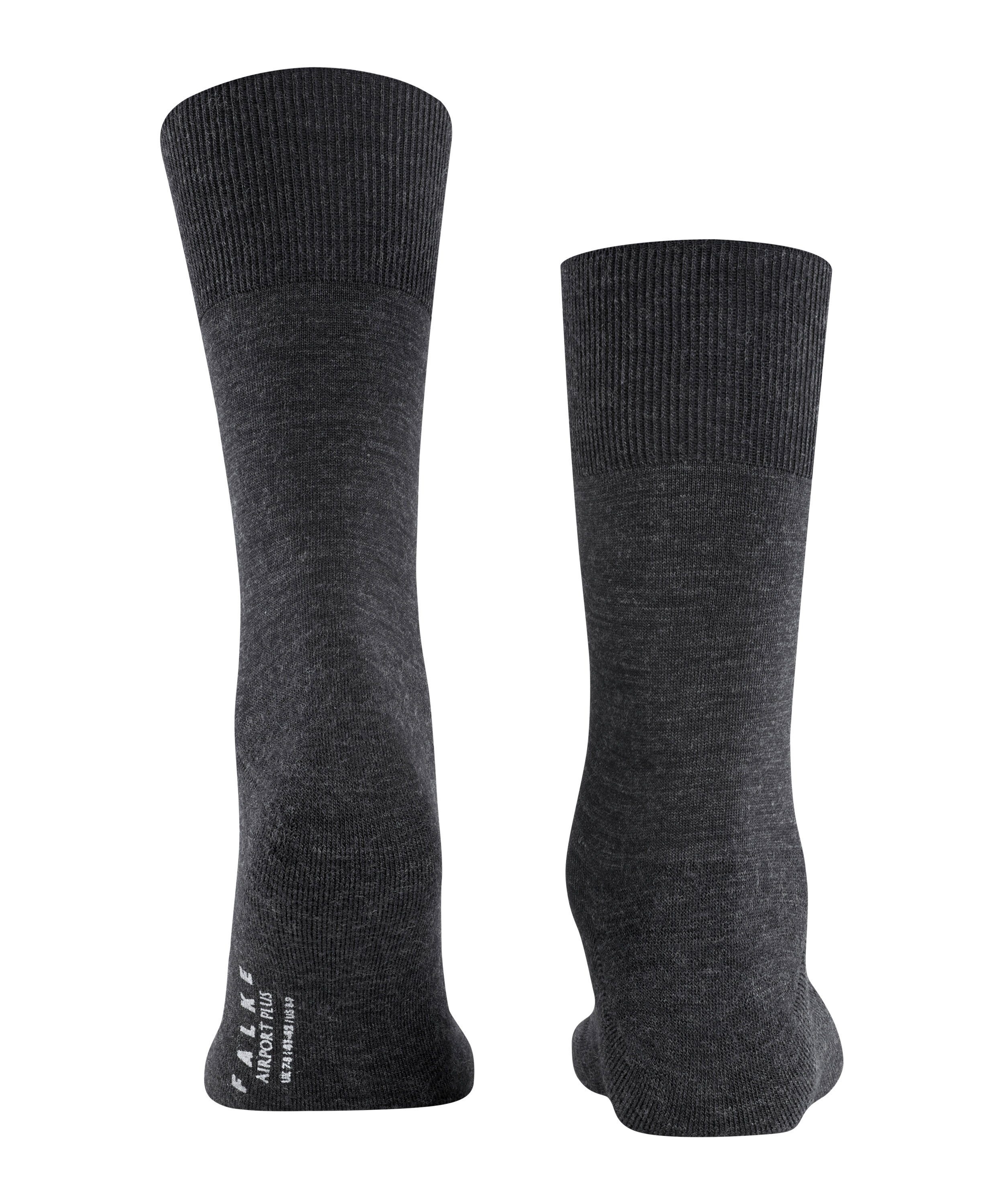 Socken (1-Paar) (3080) FALKE Airport anthra.mel Plus