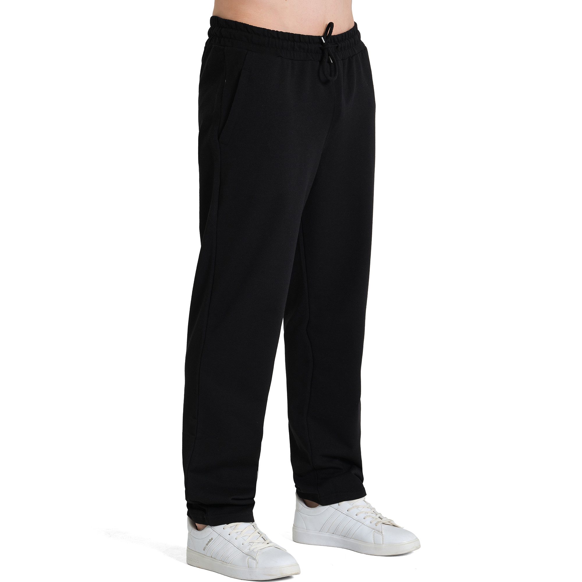 Smith & Solo Jogginghose Herren, Sporthose Trainingshose, Baumwolle Laufhose Elastikbund mit Tunnelzug