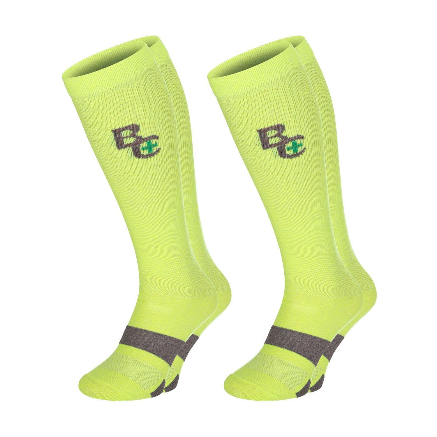 Chili Lifestyle Strümpfe 2 Paar BestCare Kompressionsstrümpfe für Damen & Herren aus Baumwolle (Set, 2-Paar, Kompressionssocken Stützstrümpfe für Sport Reise Running Regeneration) Komfortbund Kniestrümpfe Atmungsaktive Thrombosestrümpfe Unisex