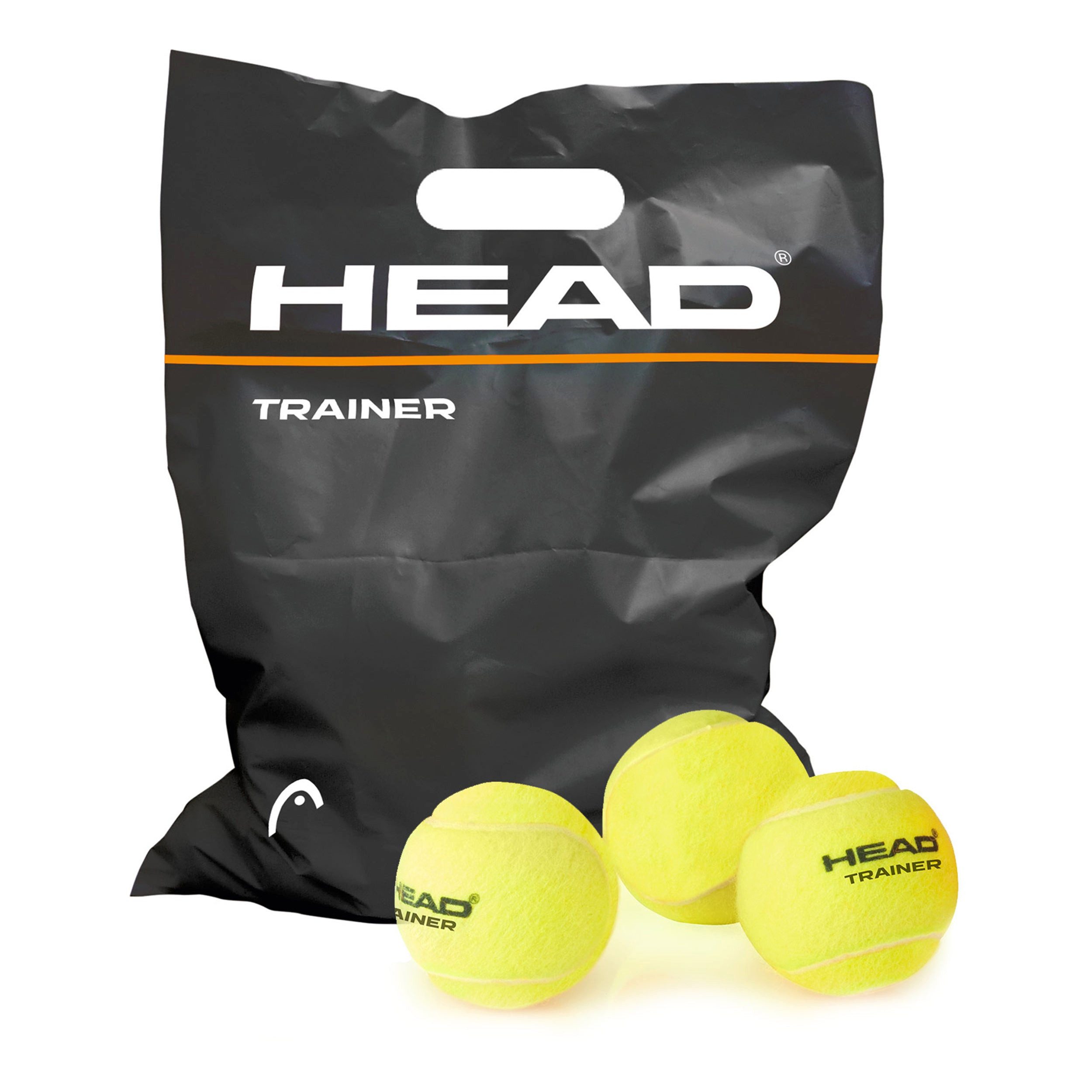 Head Tennisball Trainer - 72 Tennisbälle - Drucklose Bälle - (72er Beutel)