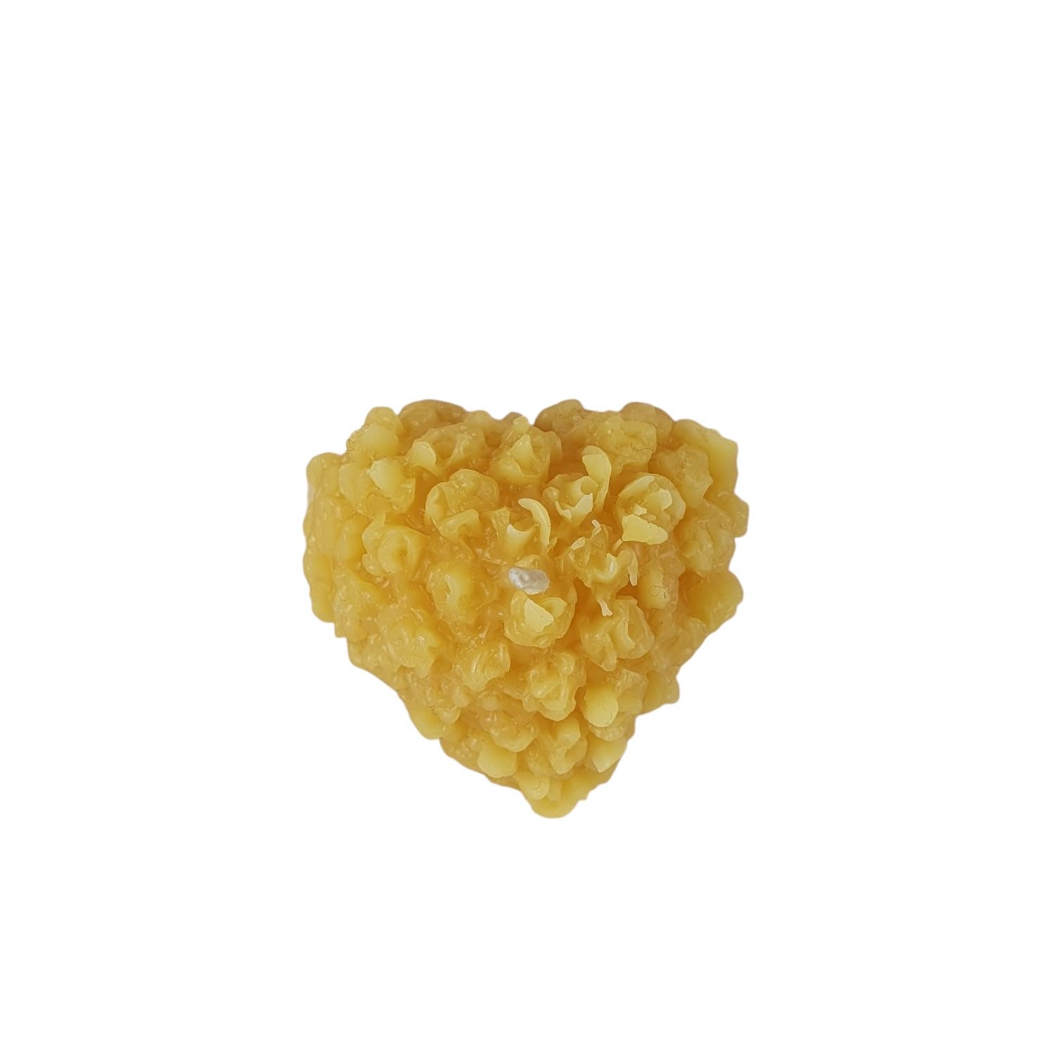 Aspinaworld Bienenwachskerze Rosenkerze Herzform 2 cm – Kerze aus Bienenwachs