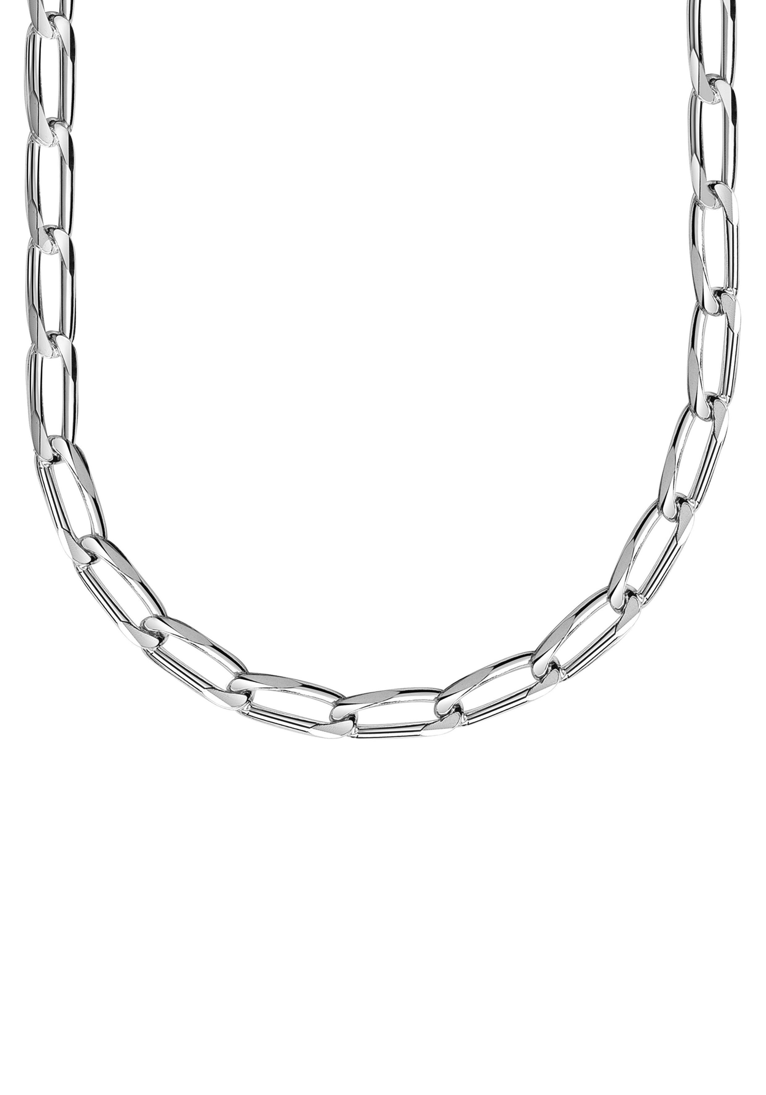 Kette ohne Anhänger Schmuck Geschenk Silber 925 Halsschmuck Halskette Panzerkette
