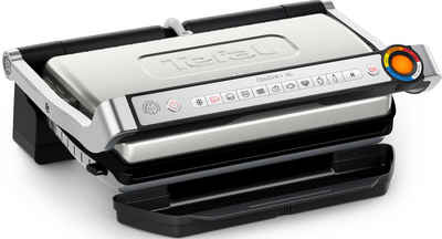 Tefal Kontaktgrill GC727D OptiGrill+ XL, 2000 W, erneuerte Kochstufenanzeige, manuelles + 9 Automatikprogramme