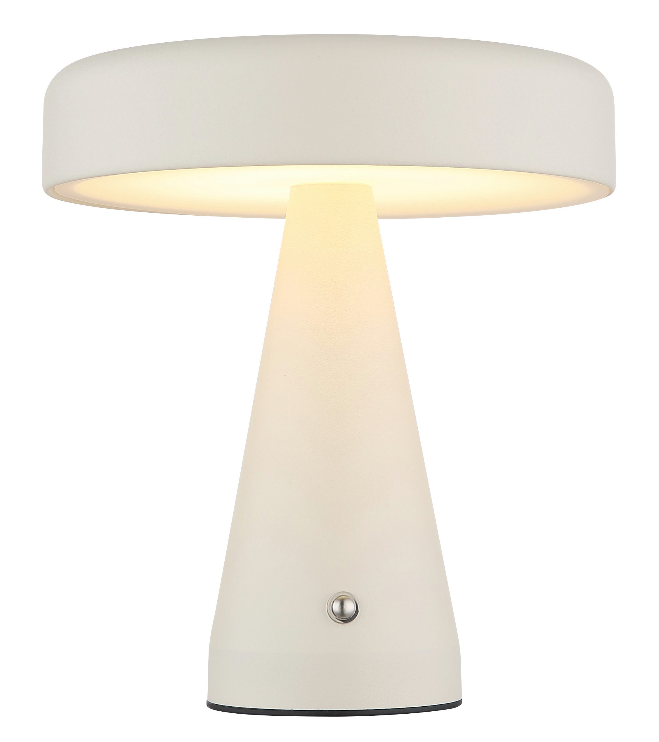 homsy by Ana Johnson LED Tischleuchte NORVA Akkutischleuchte, Dimmfunktion, Ein-/Ausschalter, Farbsteuerung, USB-Anschluss mit Ladefunktion, USB-Ladefunktion, mehrere Helligkeitsstufen, LED fest integriert, warmweiß - kaltweiß, Akku-Tischlampe USB-C, CCT, wiederaufladbar, Akku, dimmbar