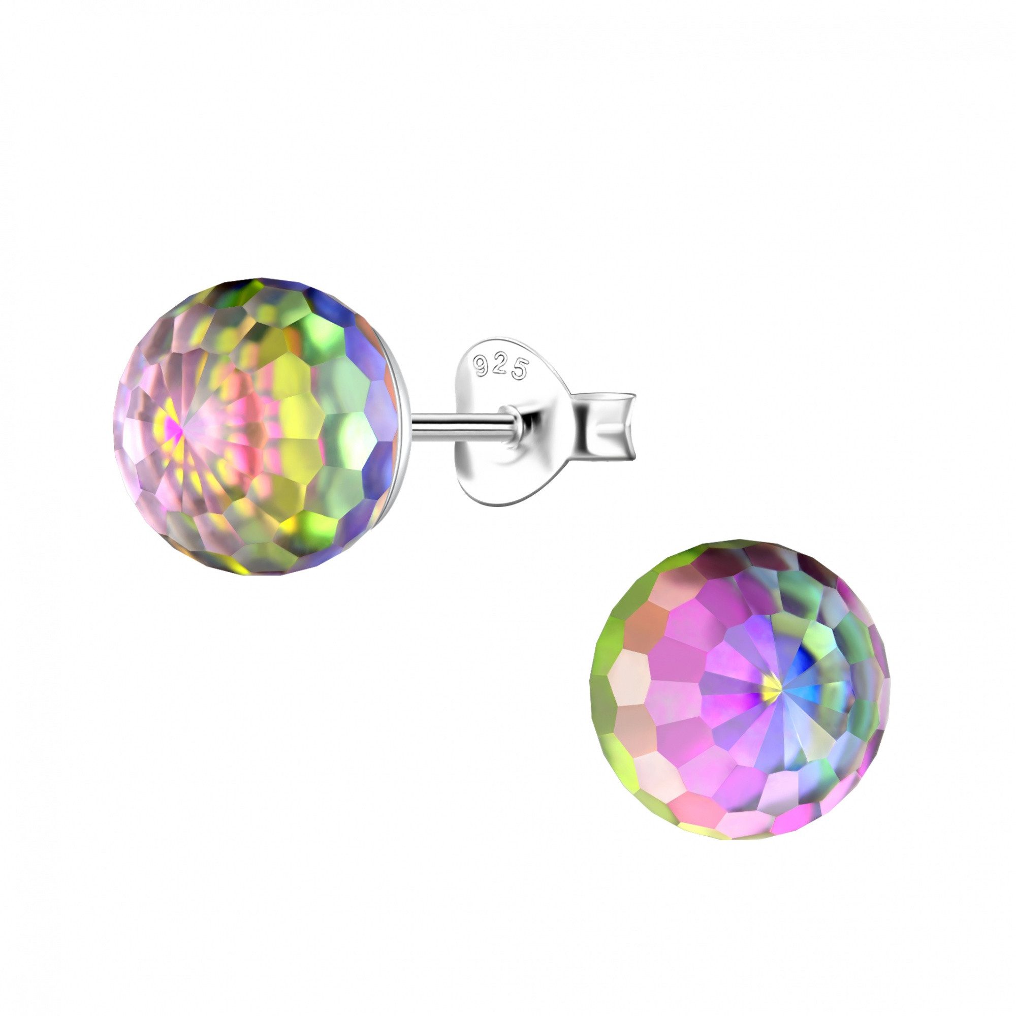 ALEXANDER YORK Paar Ohrstecker DISCOKUGEL 8 mm, 2-tlg., 925 Sterling Silber günstig online kaufen