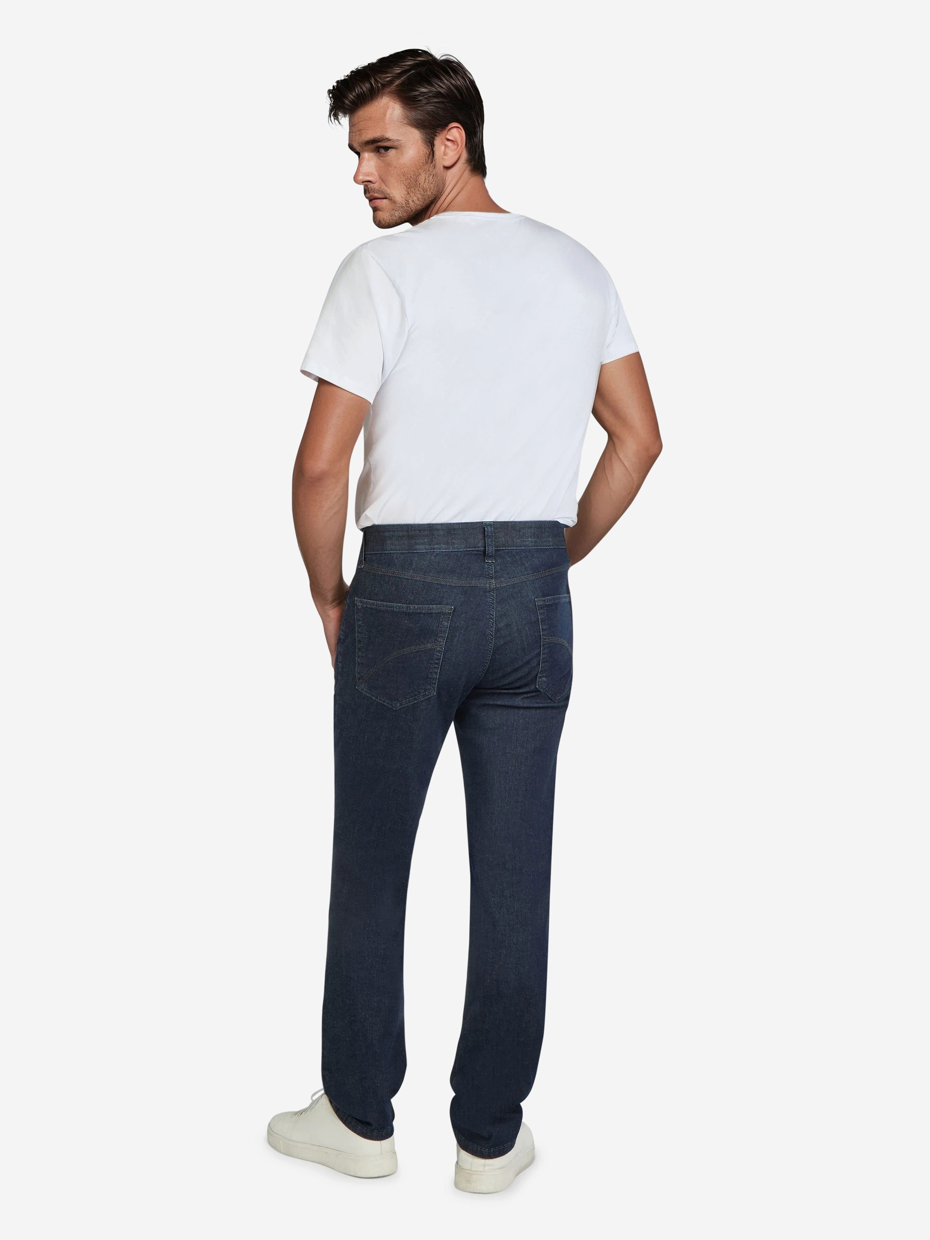 Club of Comfort 5-Pocket-Jeans 5-Pocket Jeans HENRY-Z6516 - dunkelblau - Herrenhose - 33/32 ["Die 6-Pocket basiert auf dem 5-Pocket-Model, hat aber eine