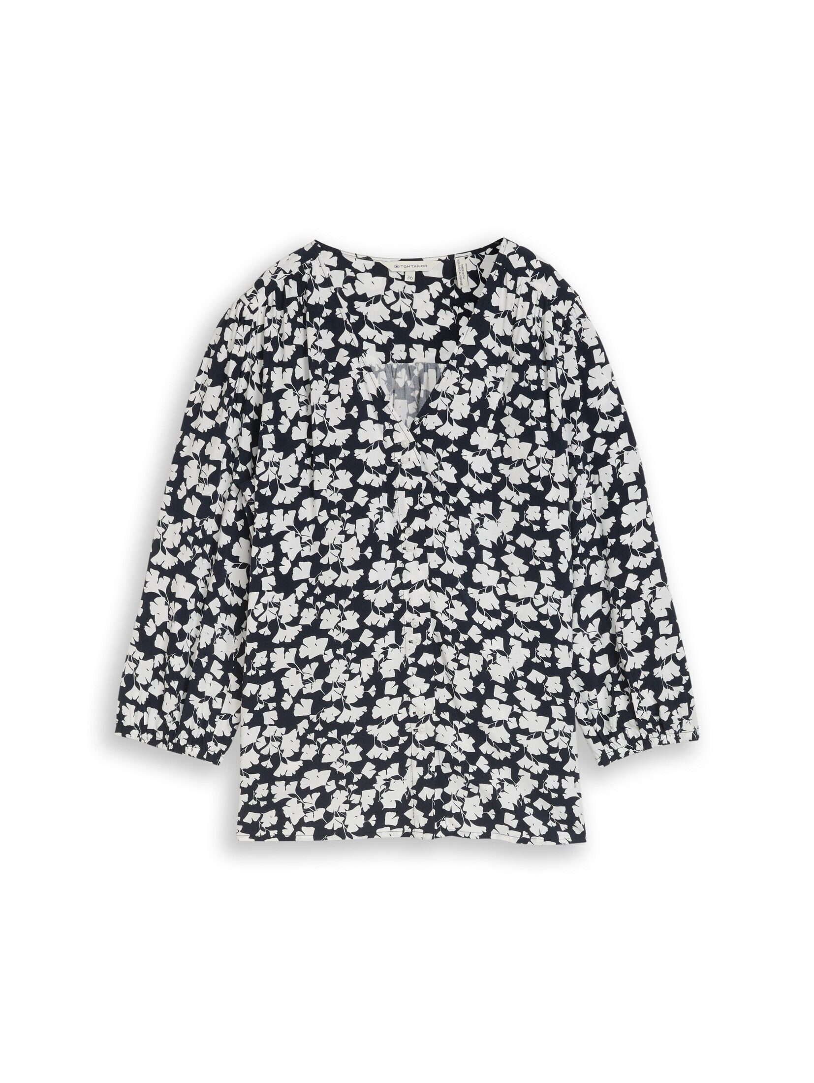 TOM TAILOR Langarmbluse Blusen & Shirts Bluse aus Viskose günstig online kaufen