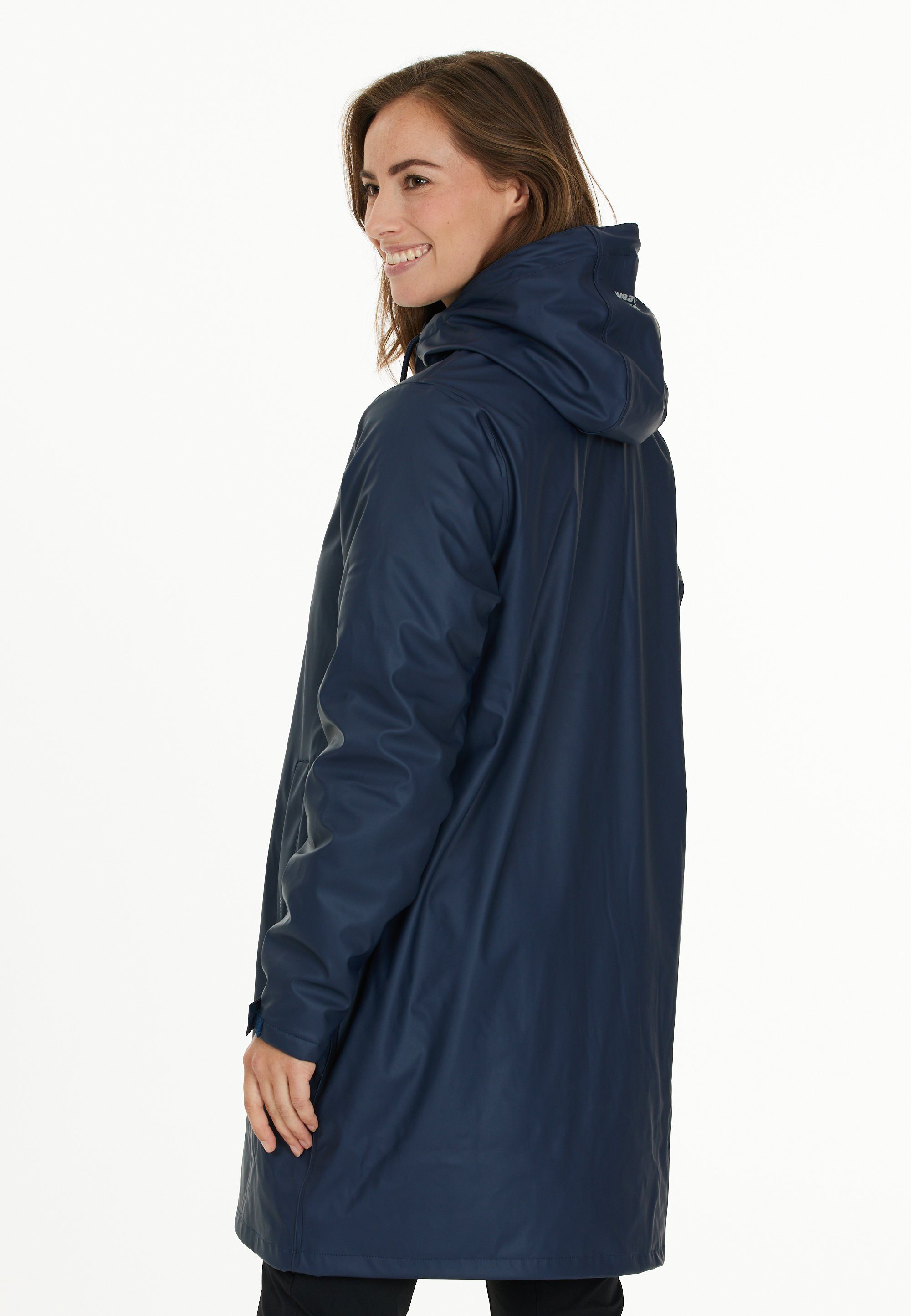 Simone Nähten dunkelblau WEATHER mit REPORT getapten Outdoorjacke