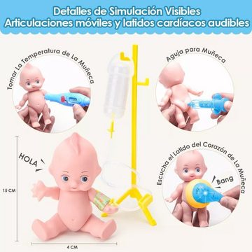 Gontence Spielzeug-Arztkoffer Arzt-Simulationsspielzeug Set, (Ungiftiges und kinderfreundliches Design), Medizinisches Rollenspiel Kinder