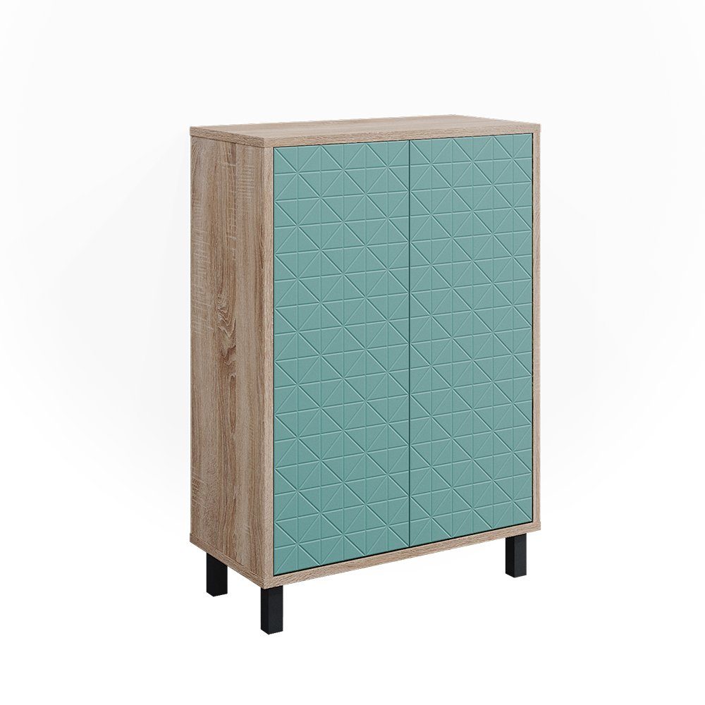 Vicco Midischrank Agasta, Mintgrün/Sonoma, 56.2 x günstig online kaufen