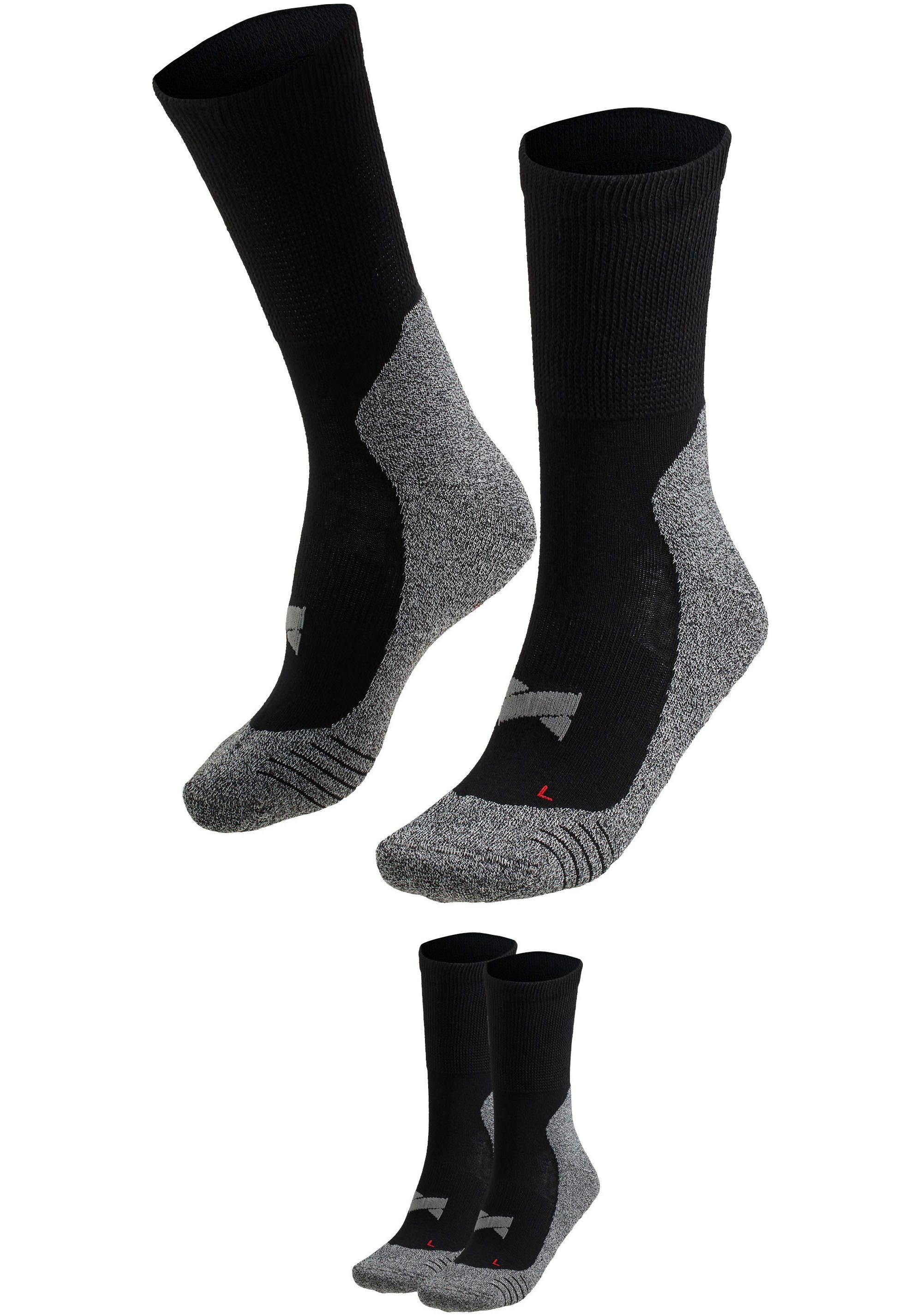 XTREME sockswear Wandersocken (2-Paar, 2er Pack) Gepolsterte Unisex Wander- günstig online kaufen