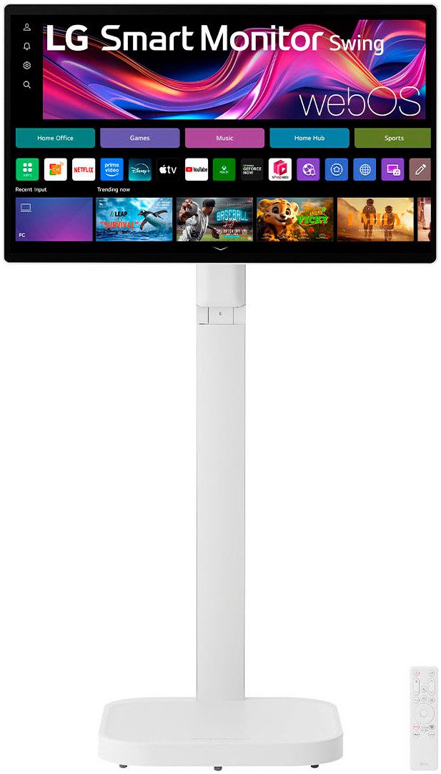 LG 32U889SA 31,5 Zoll 4K-UHD IPS-Smart Monitor LED-Monitor (80 cm/32 ", 3840 x 2160 px, 4K Ultra HD, 5 ms Reaktionszeit, 60 Hz, IPS, mit Touchscreen und Standfuß mit Rollen)