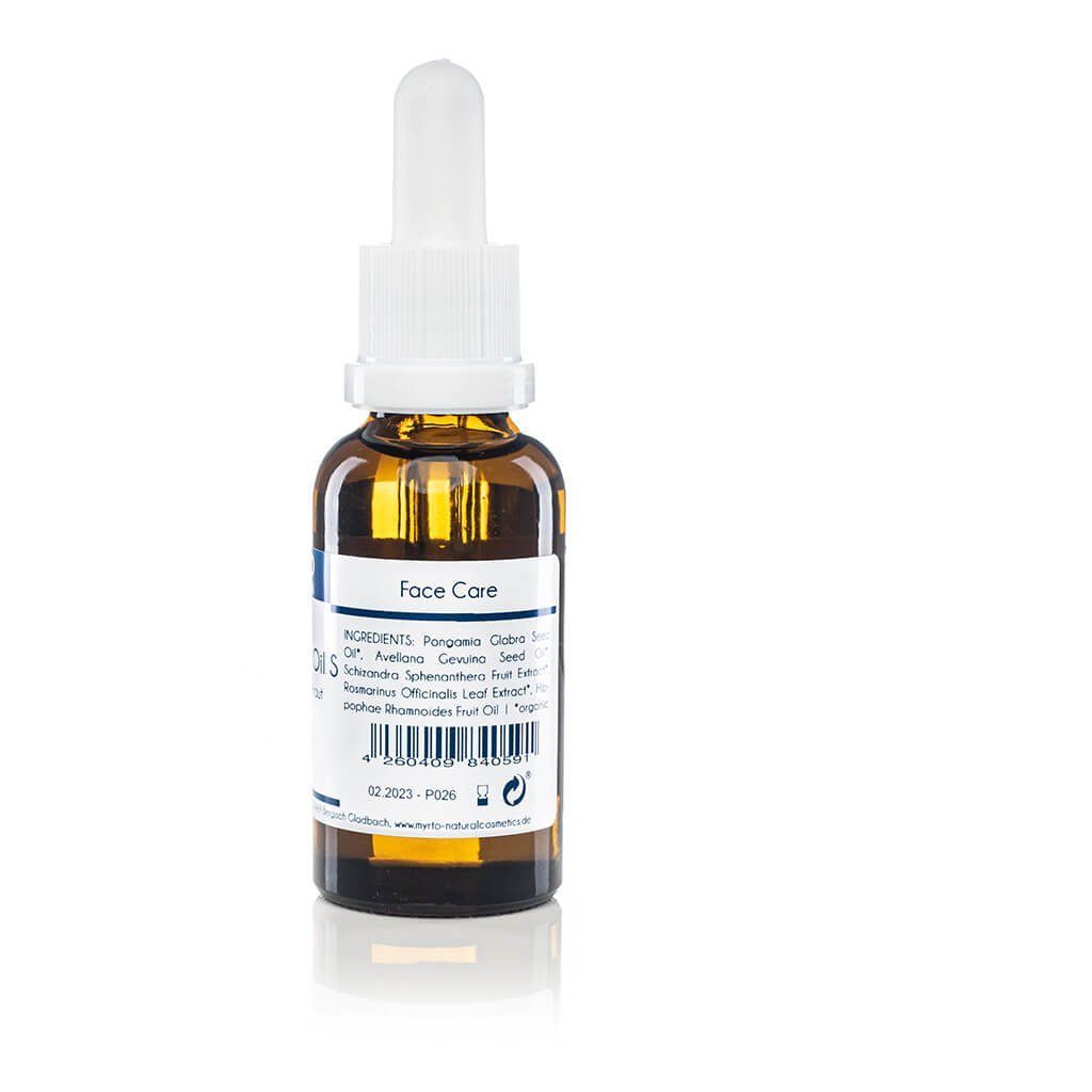 myrto Naturkosmetik Gesichtsöl myrto Protective Sunshine Day Oil S - mit pflanzlichem Lichtschutz, Bestbewertung bei Codecheck: 100% Grüner Ring