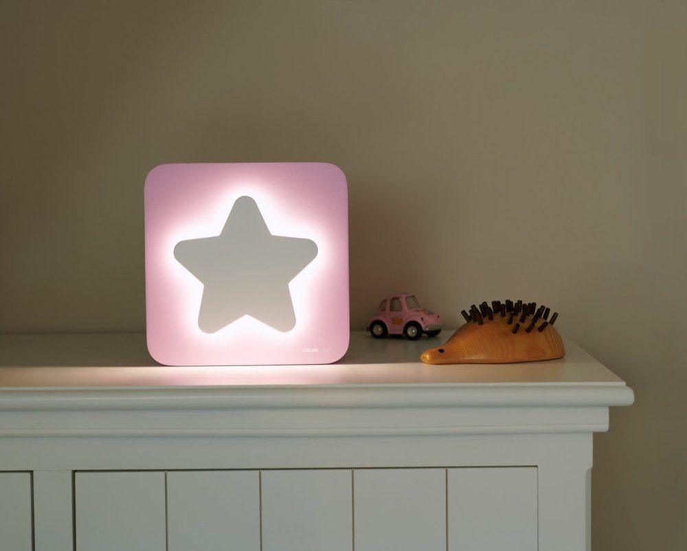 BigBen Bluetooth Lautsprecher COLORLIGHT Narvy Stern LED pink AU385427 Portable-Lautsprecher