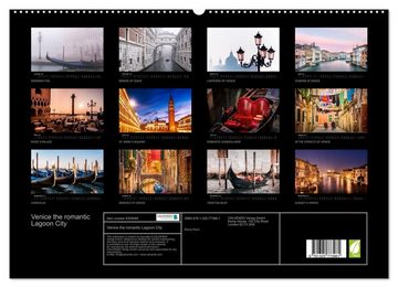 CALVENDO Wandkalender Venice the romantic lagoon city (Premium-Calendar 2023 DIN A2 Landscape)