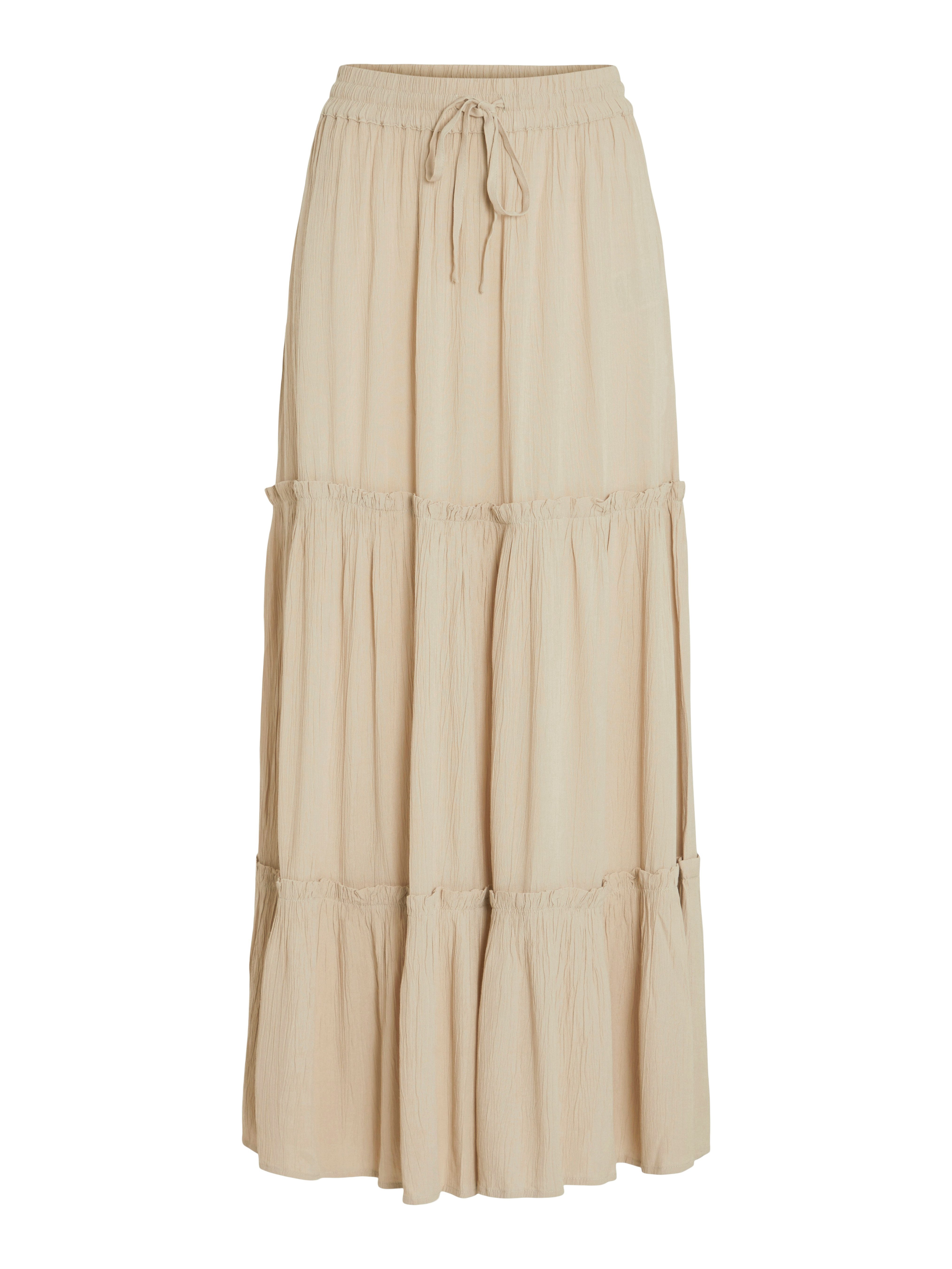 Vila Maxirock VIMESA HW MAXI SKIRT - NOOS mit Rüschen – Bild 5 von 5