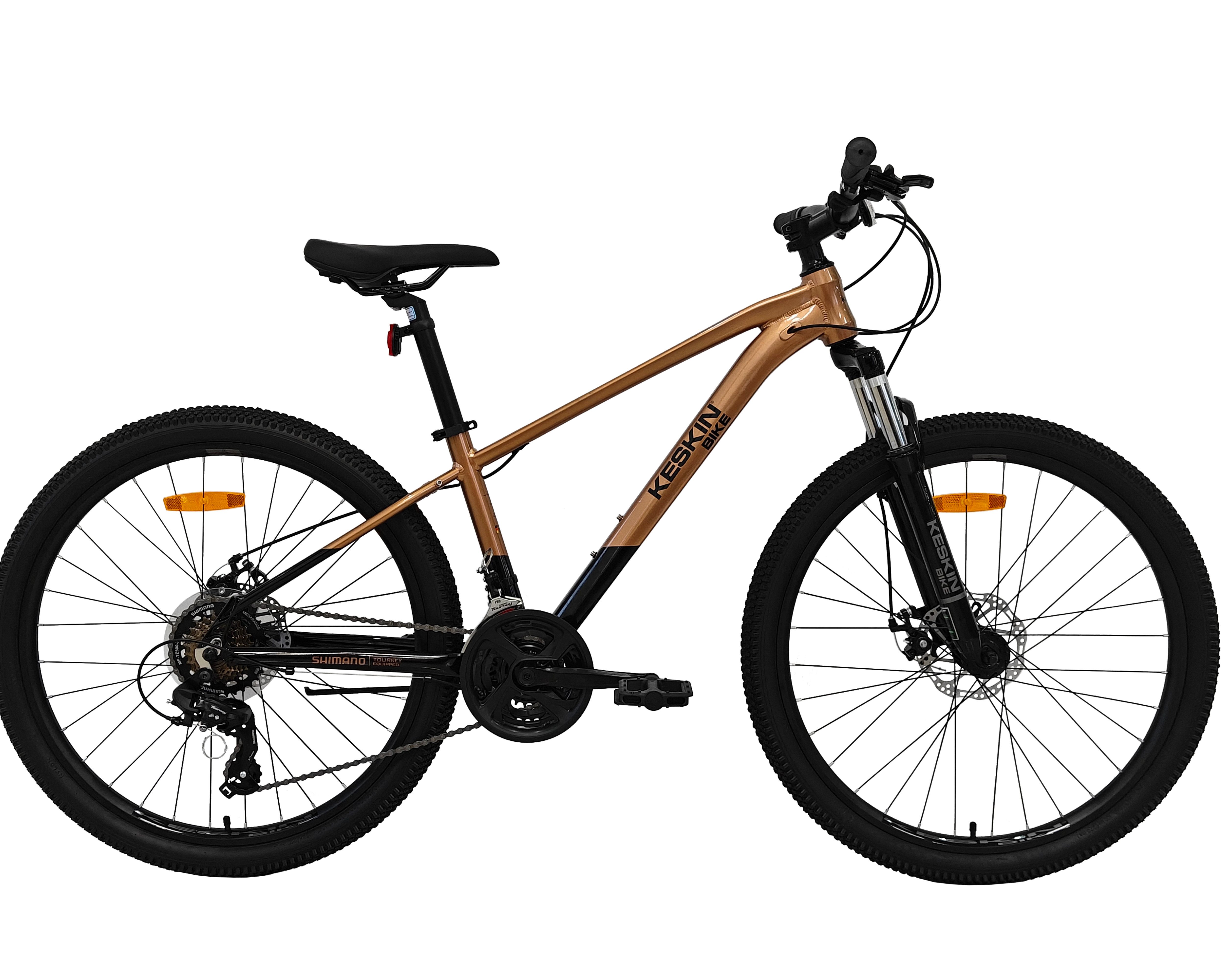Keskin eBike Mountain Bike Keskin MTB1, 29-inch bicycle for men, women, girls and boys, 21-speed Shimano RD-TY300D/EF500 derailleur, (aluminum frame, mechanical disc brakes), with 29"x2.35" pneumatic tires, ideal for off-road and everyday use