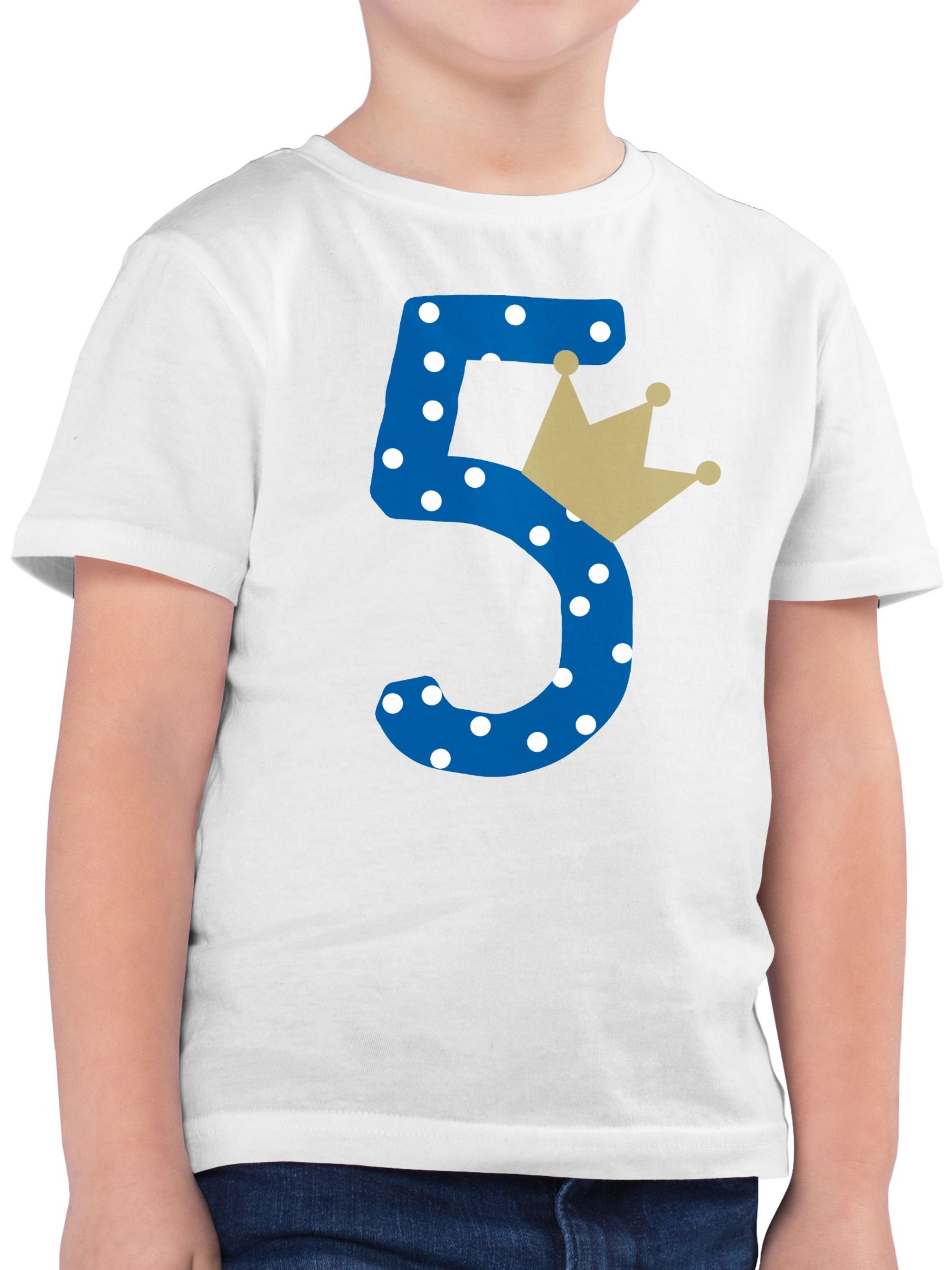 T-Shirt Fünf Krone Junge Fünfter