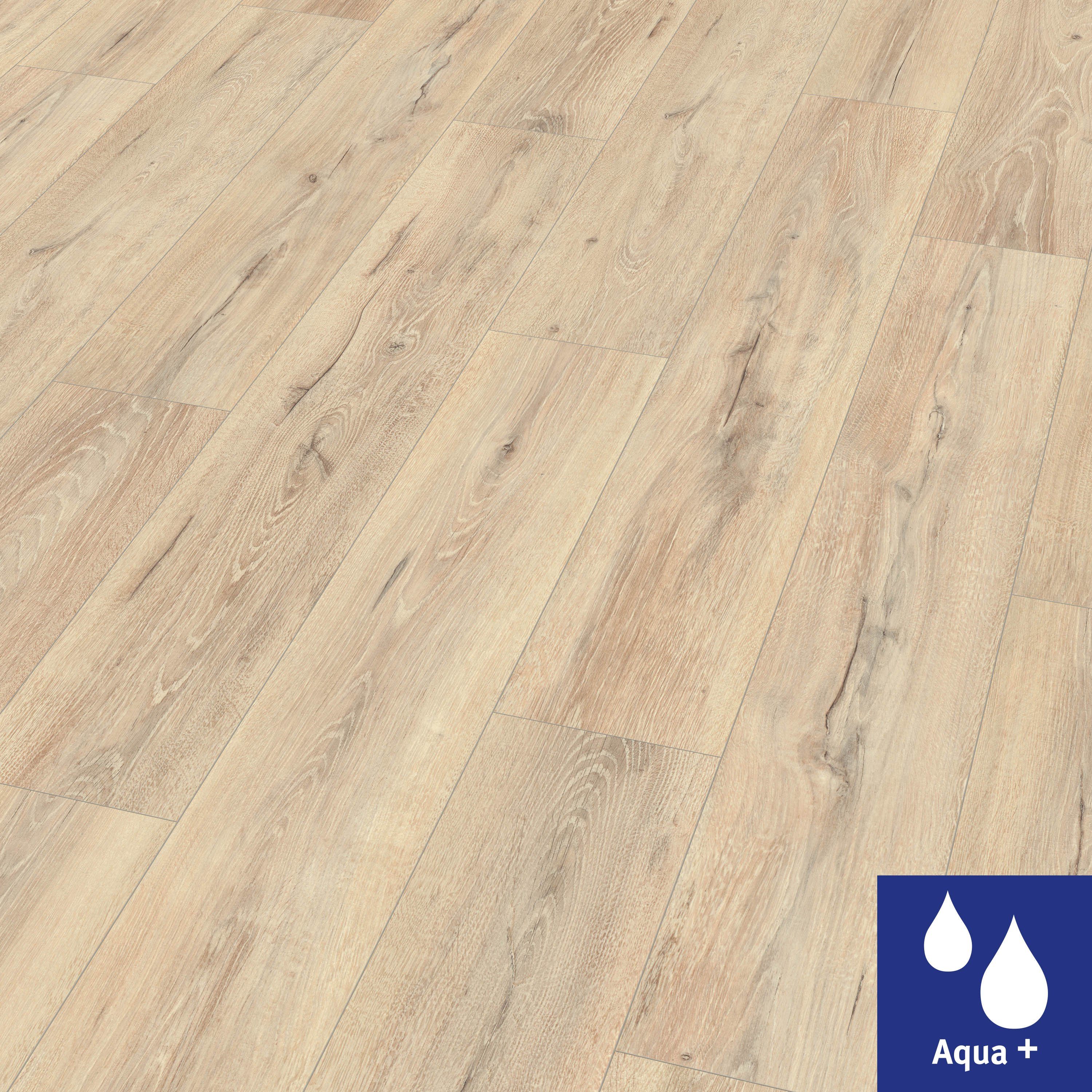 EGGER Ламинат Aqua+ EHL170 Chester Eiche beige, (8mm, 1,995m),Wasserresistent & Feuchtraumgeeignet