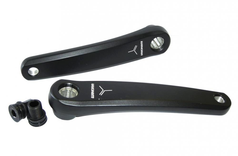 Winora Fahrradkurbel MIRANDA Kurbelset, PW-X, 170mm, ISIS schwarz, Winora Logo
