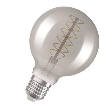 Osram LED-Leuchtmittel LED VINTAGE E27 GLÜHLAMPE GLOBE 95, E27