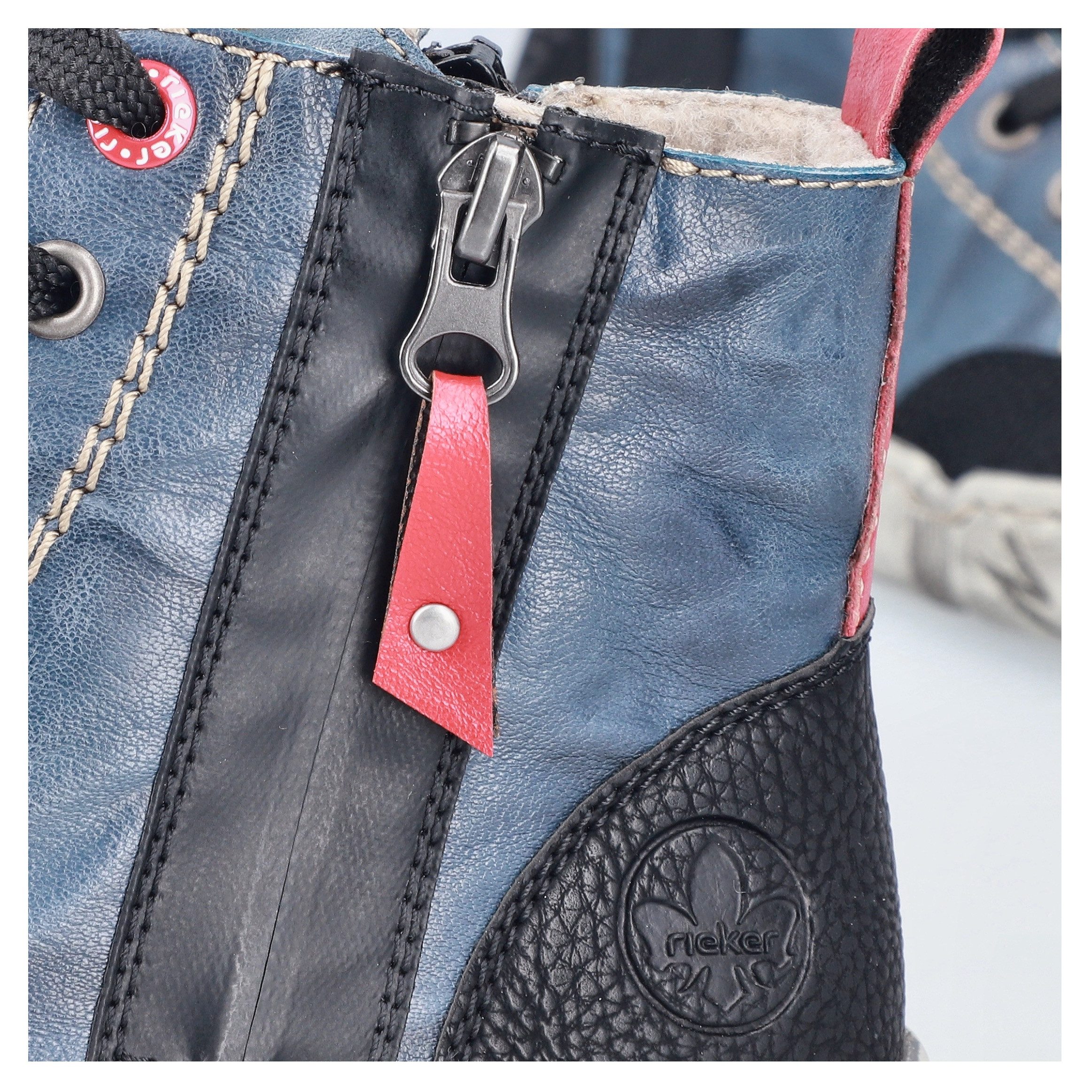 Rieker Winterboots Schnürboots, High Top Sneaker, Stiefelette, mit Anziehlasche