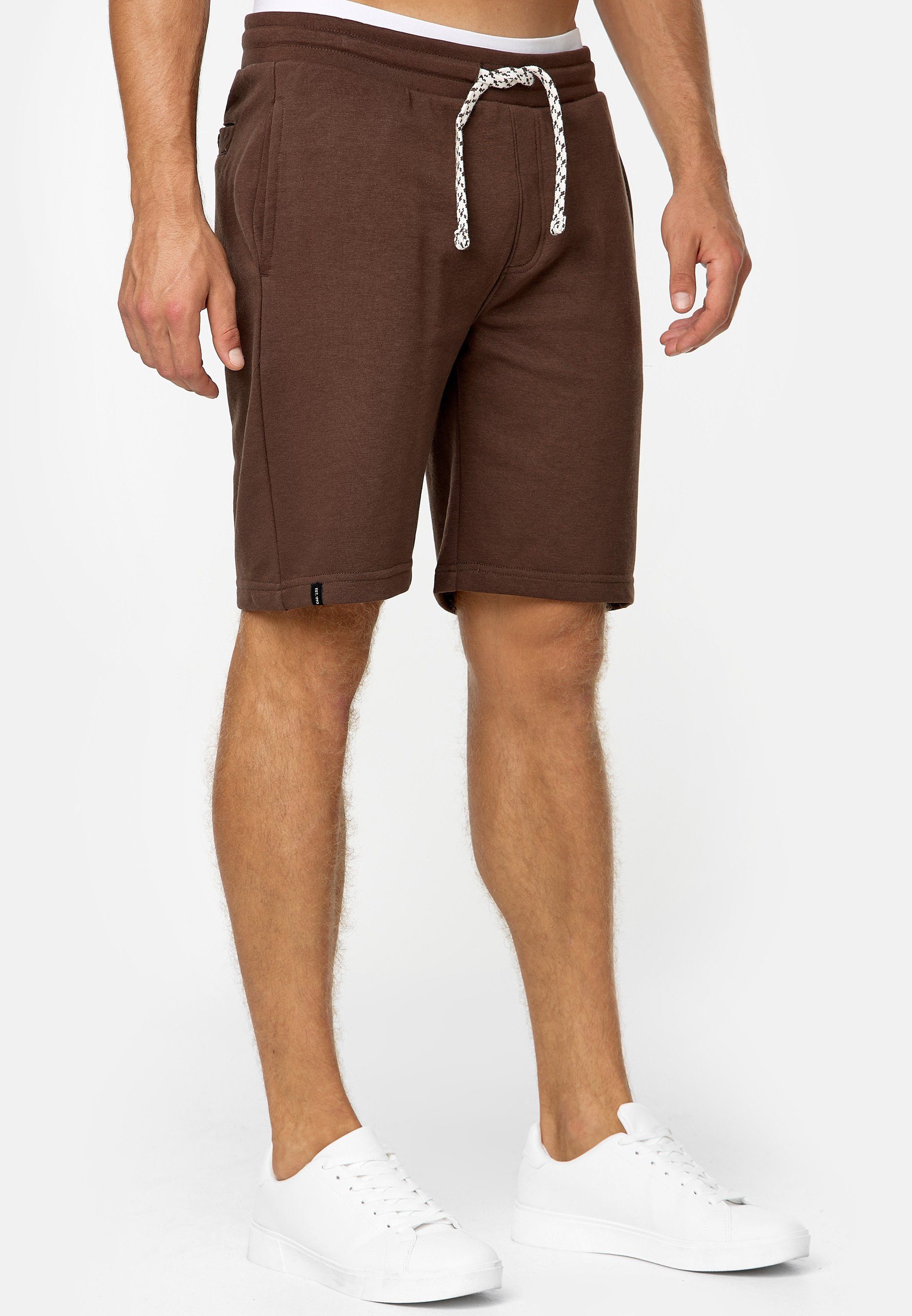 Indicode Sweatshorts Aldrich Demitasse