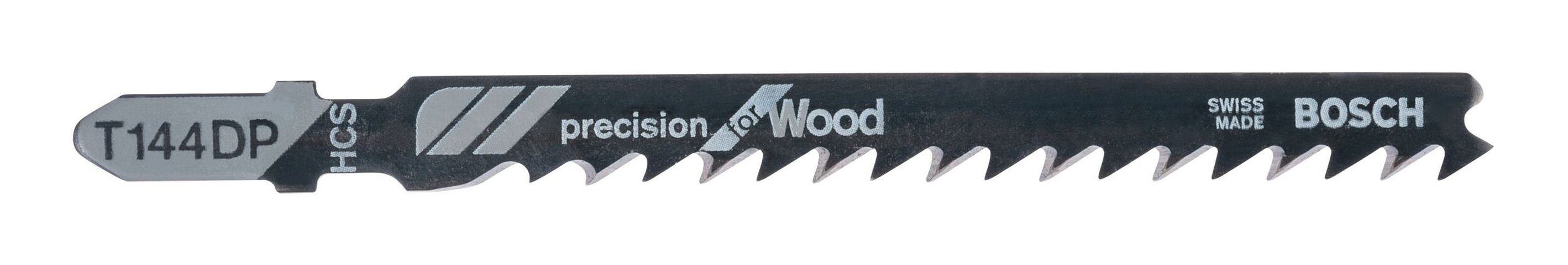BOSCH Stichsägeblatt (3 Stück), T 144 DP Precision for Wood - 3er-Pack