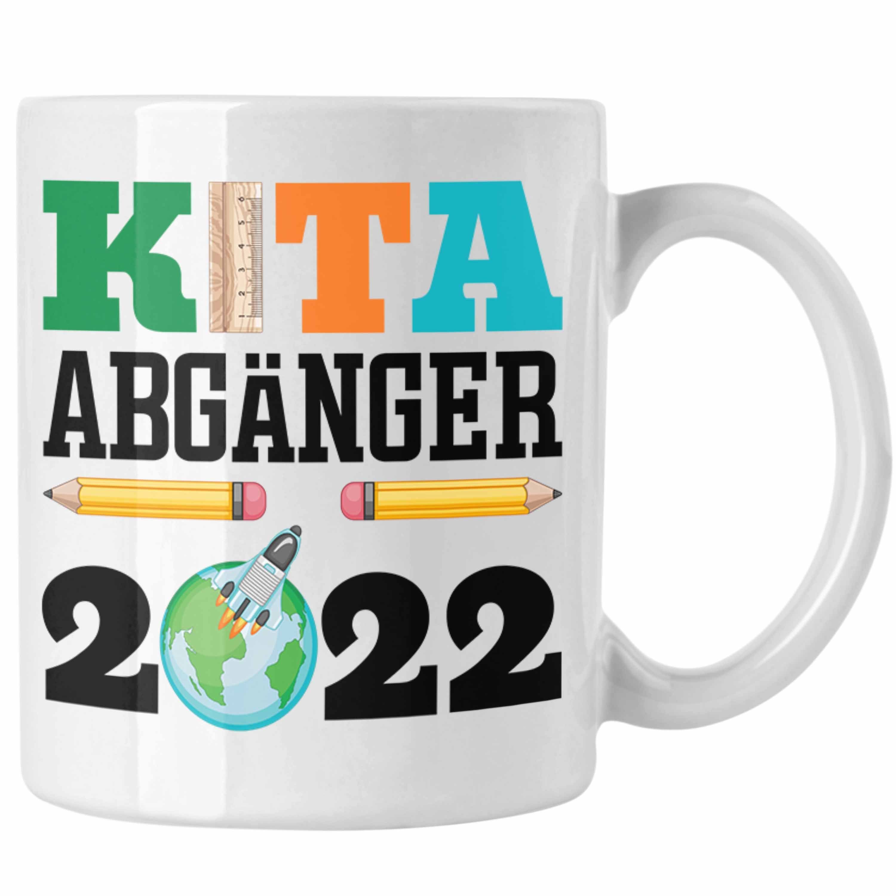 Trendation Tasse Trendation - Einschulung Junge Mädchen Geschenk Schultüte Füllung Tasse Schulstart 1. Schultag Schuleinführung Schulanfang Geschenkidee 2022 Schulkind Weiss