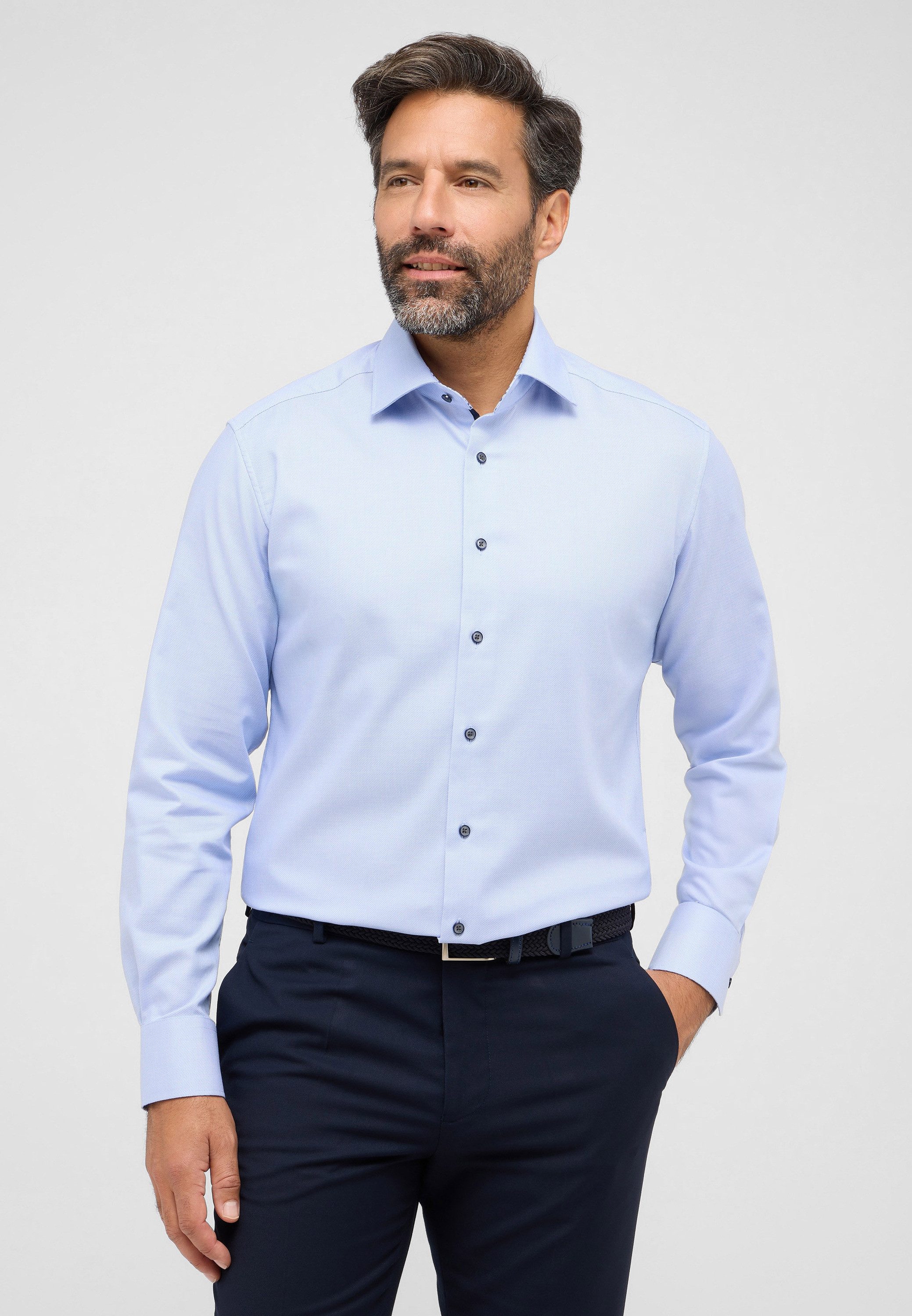 Eterna Langarmhemd MODERN FIT NON IRON günstig online kaufen