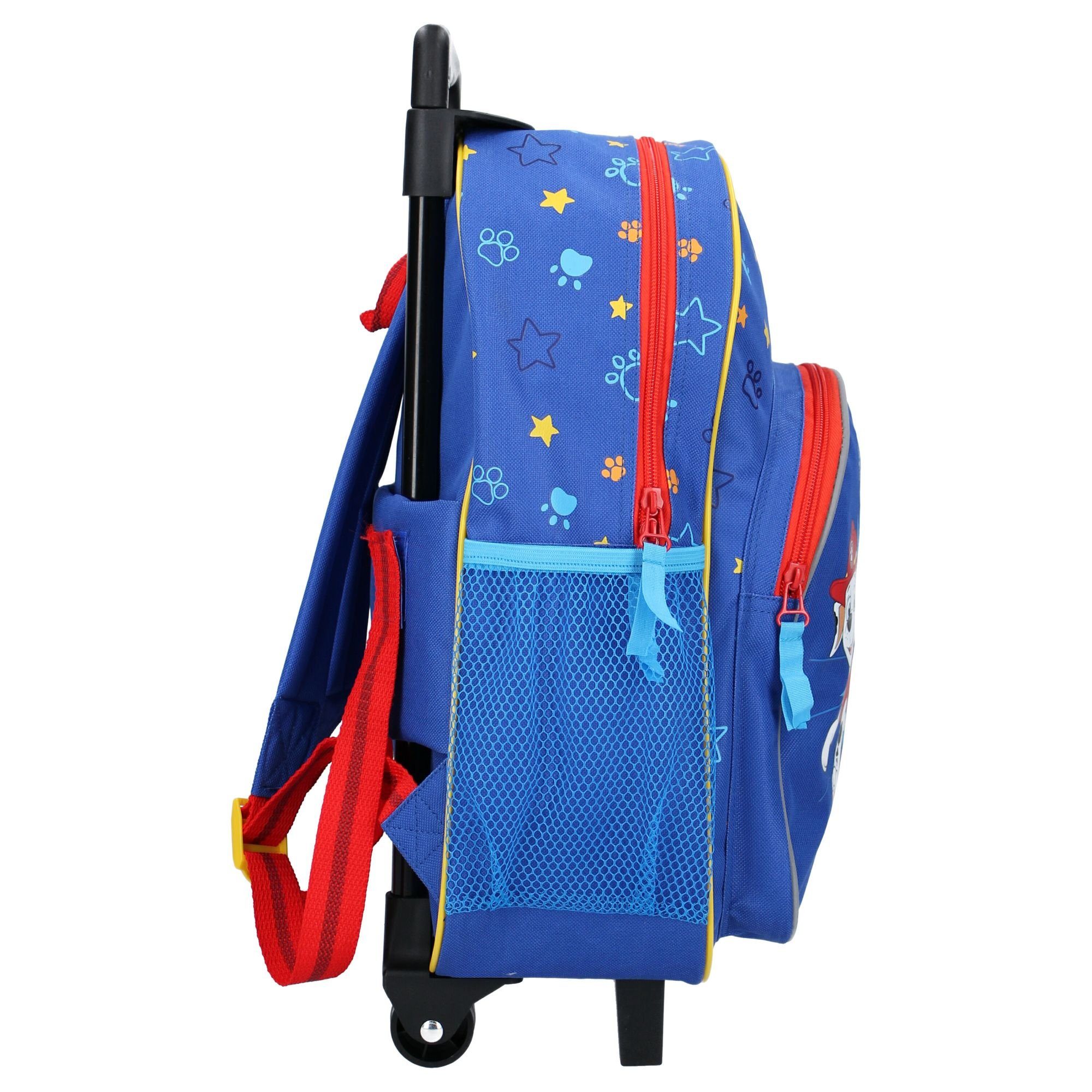 Vadobag Kinderrucksack PAW PATROL Trolley Kinder Rucksack Teamwork Reisekoffer, 38 cm, blau (520-1391), Handgepäckkoffer