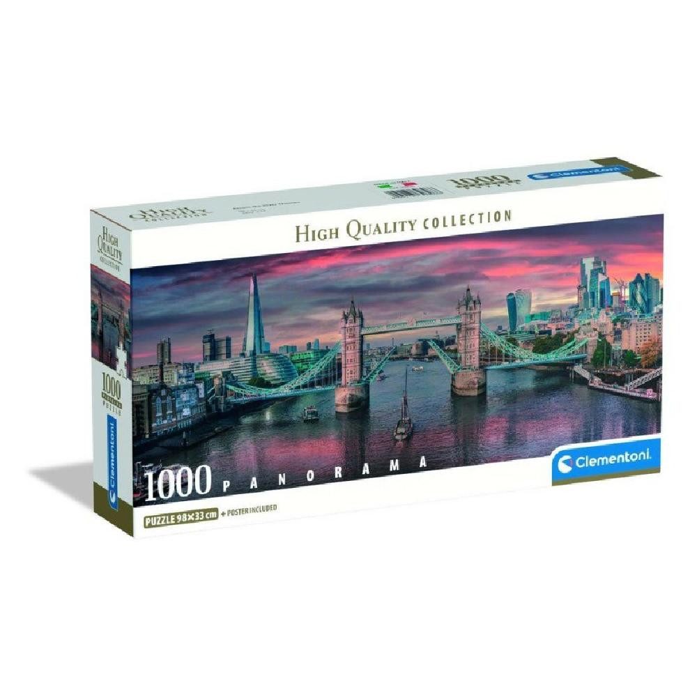 Clementoni® Puzzle High Quality Across the River Thames Panorama puzzle 1000pcs, Puzzleteile