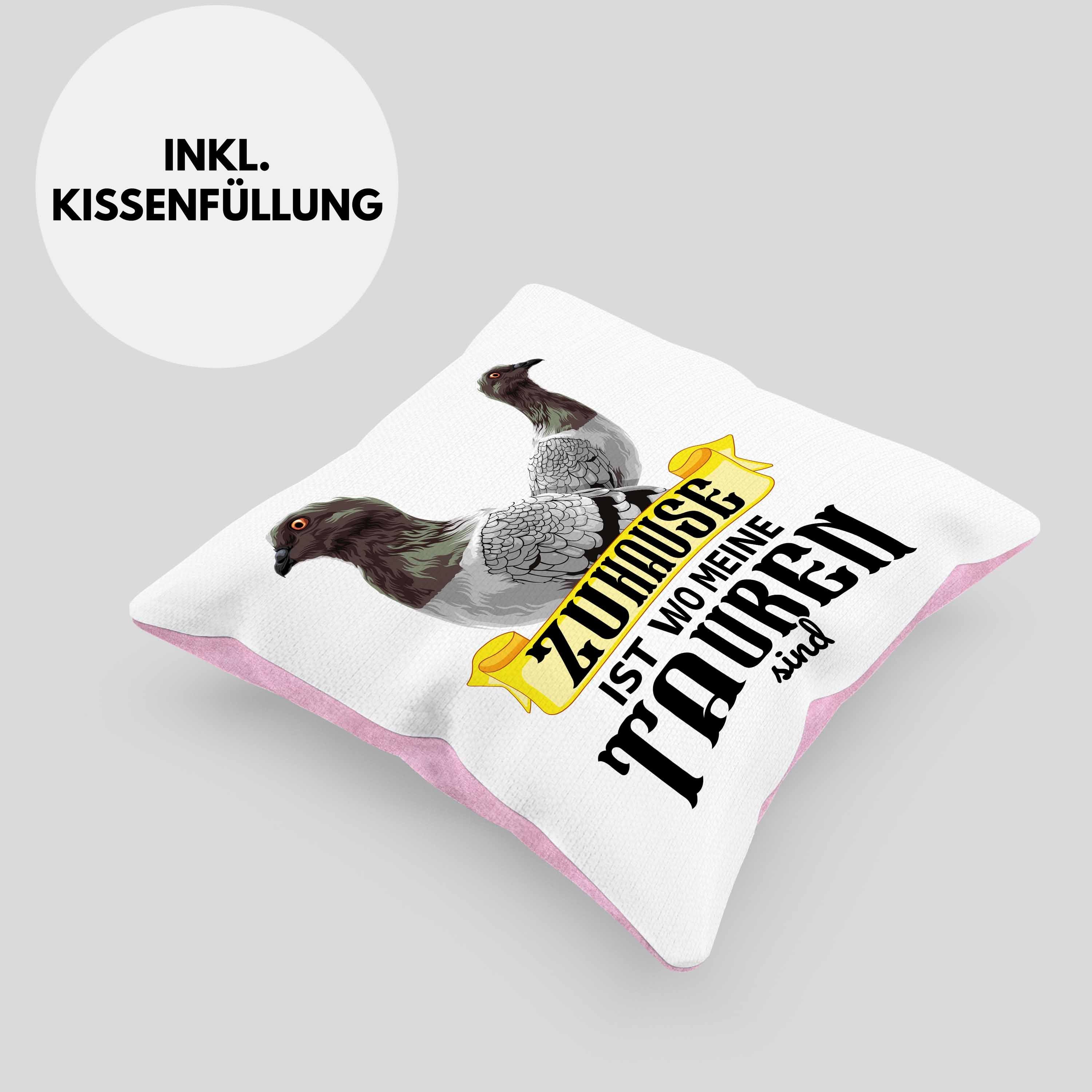 Dekokissen Spruch Taubenliebhaber Zaubenzucht Becher Kissen Zuhause Taubenflüsterer Ist Tauben Taubenzüchter Füllung Sind Trendation Zubehör Tauben Meine mit Dekokissen Rosa Lustiger Geschenk - Trendation Wo 40x40