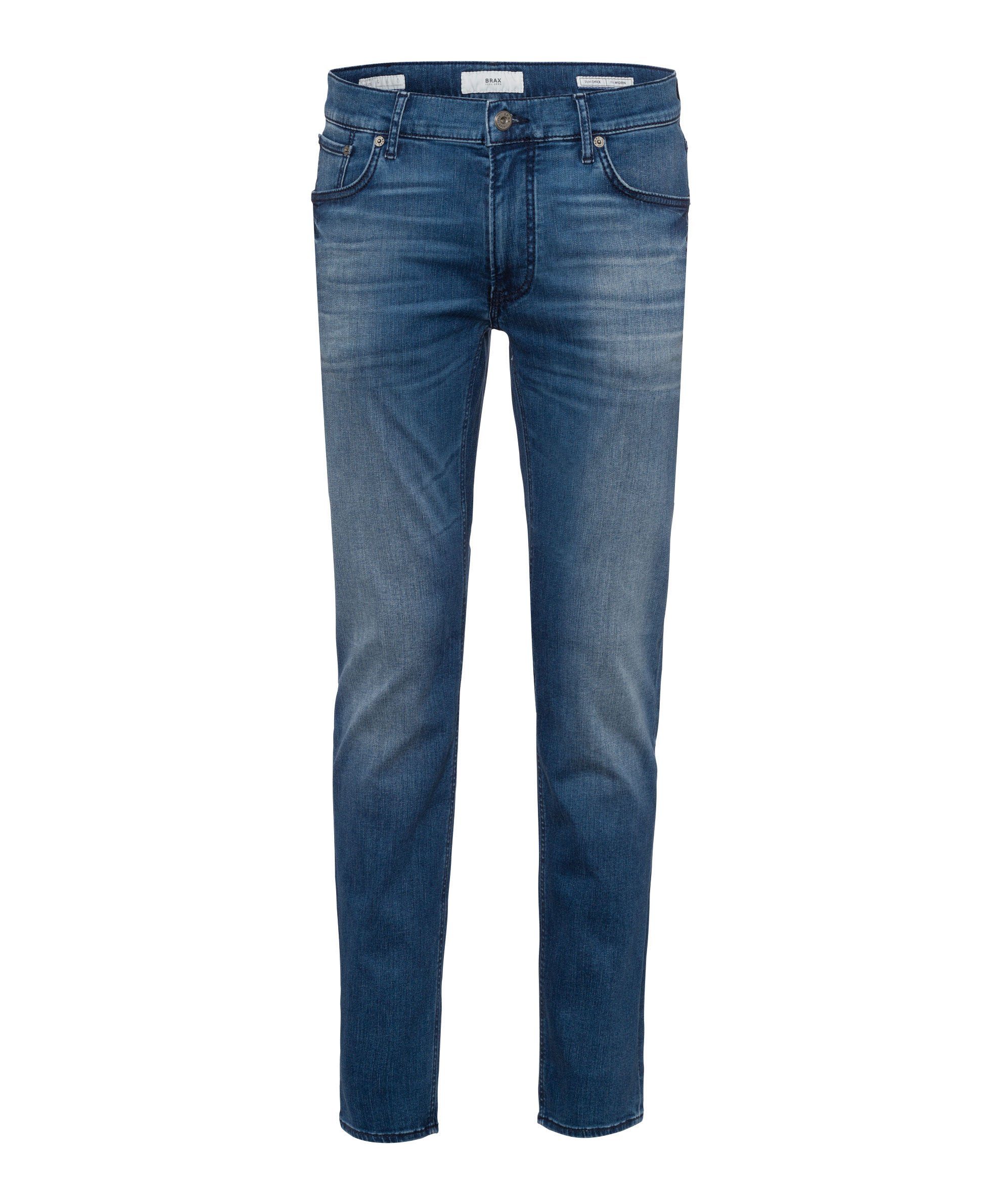 Brax Slim-fit-Jeans Hochelastische Five-Pocket-Jeans vintage blue used