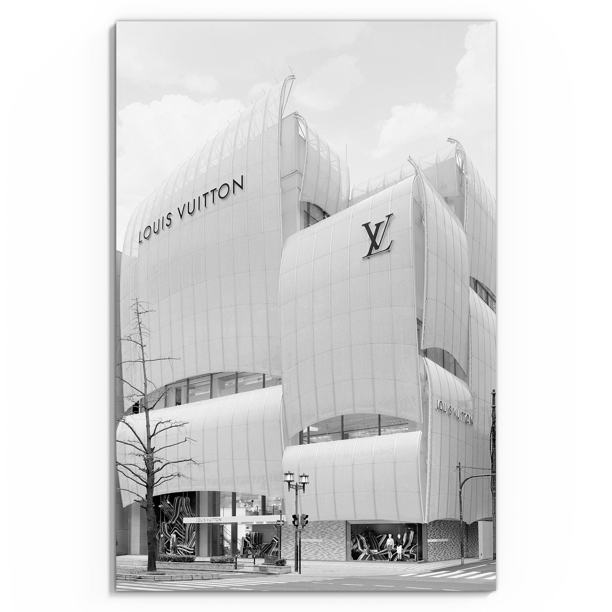 DEQOART Glasbild 'Wellen der Eleganz', 'Wellen der Eleganz', Glas Wandbild günstig online kaufen