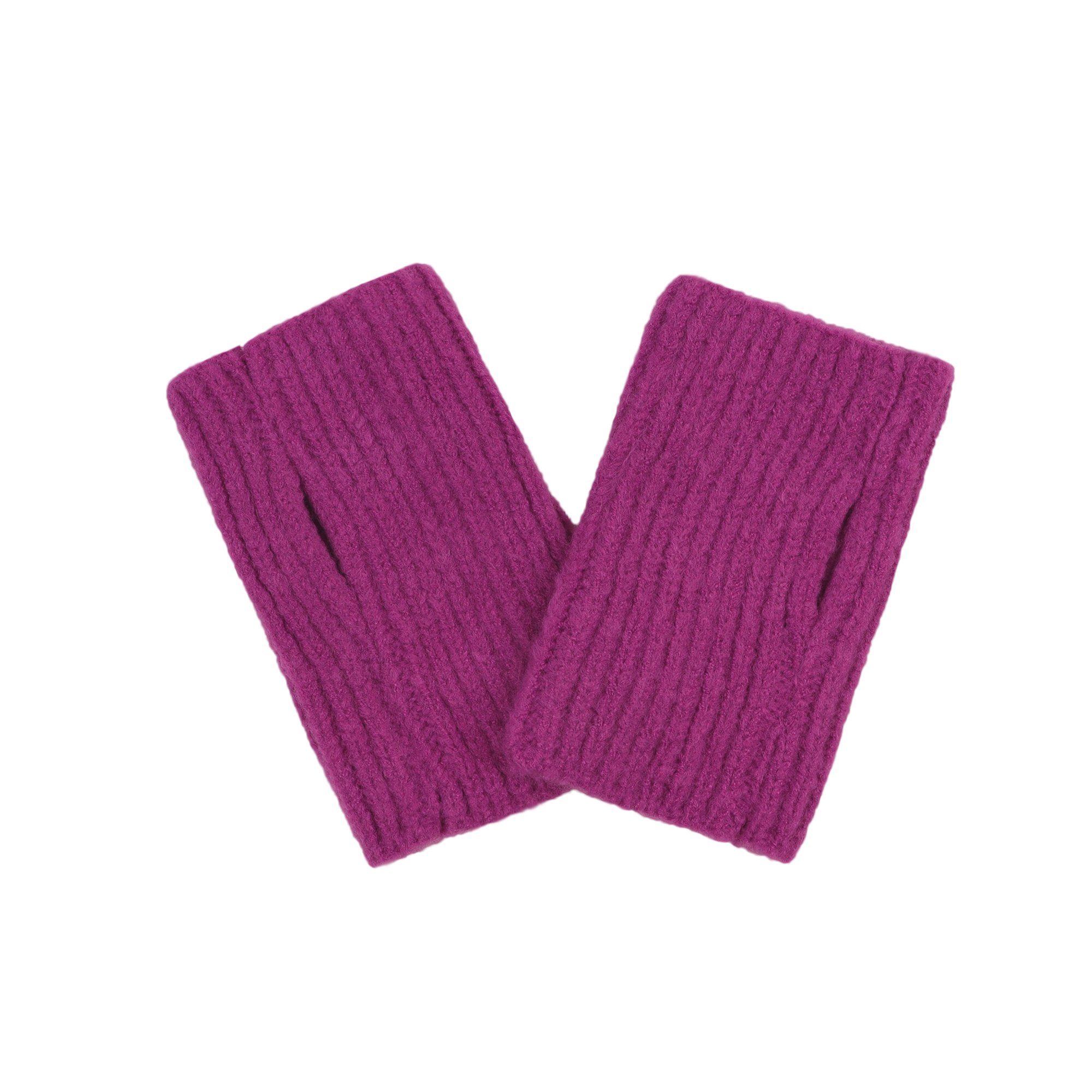 ZEBRO Strickhandschuhe Hand Stulpe