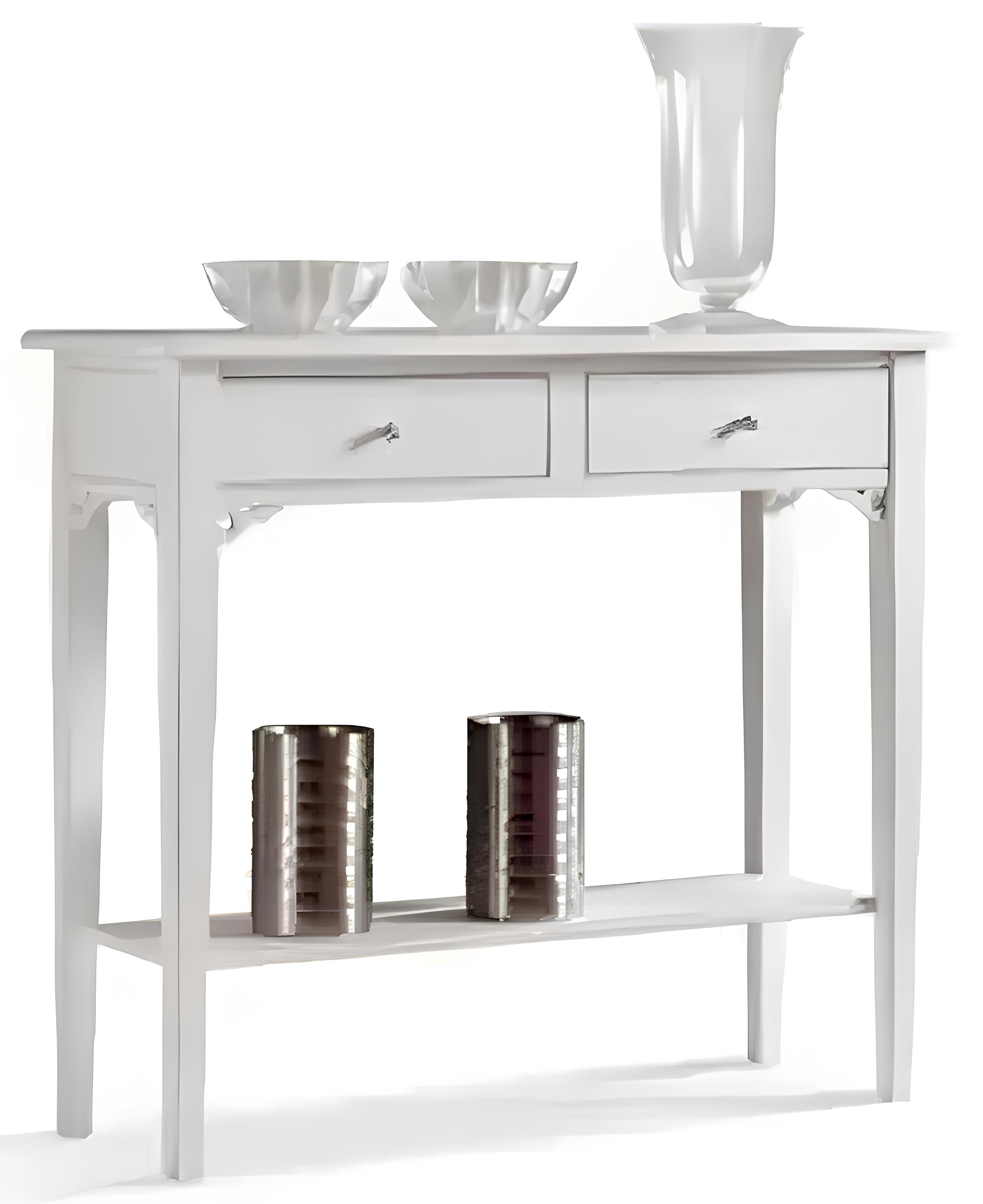 Xlmoebel Beistelltisch Italienische Holzkonsole mit edler Optik und vielseitiger Funktion (1-St., Konsole), Hergestellt in Europa