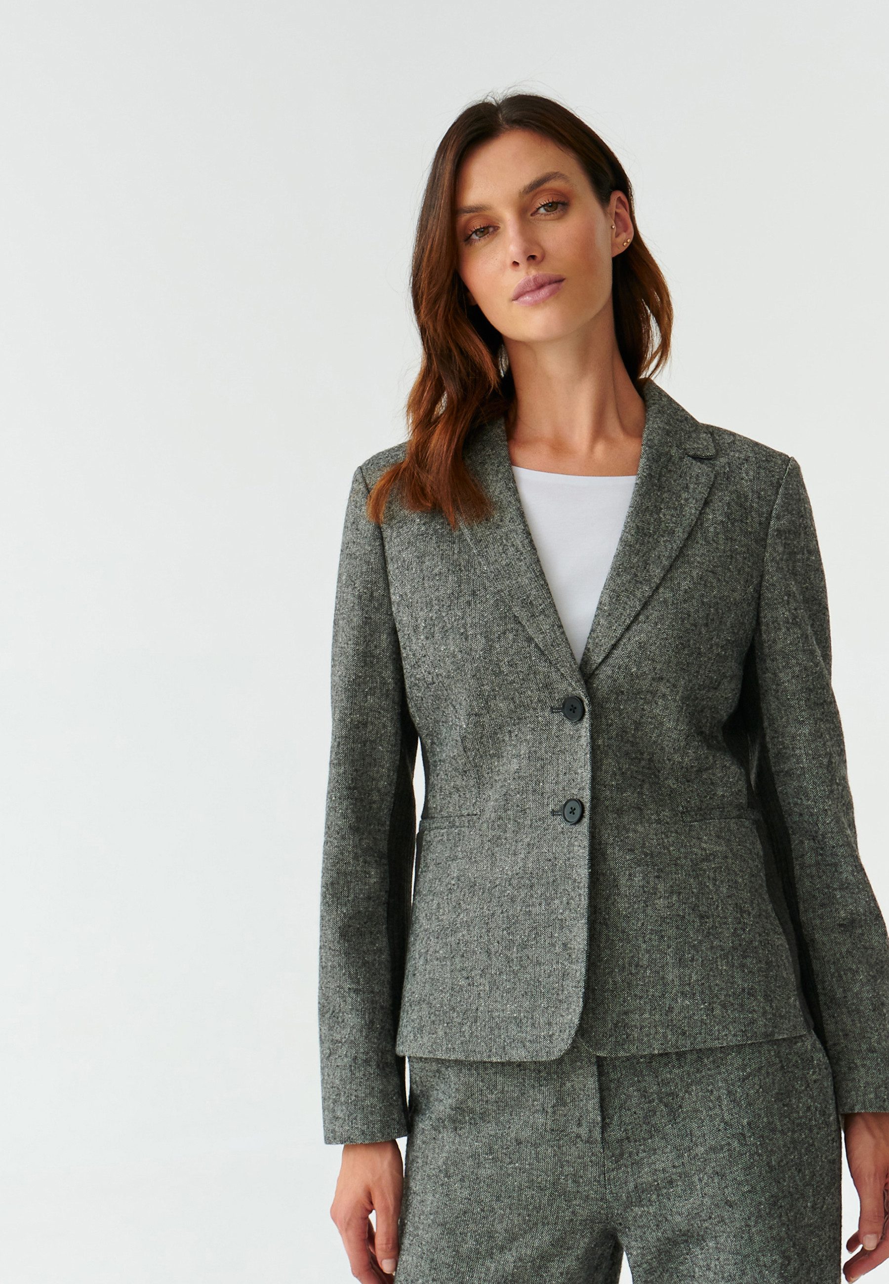 TATUUM Longblazer Damen-Kurzblazer Ribo