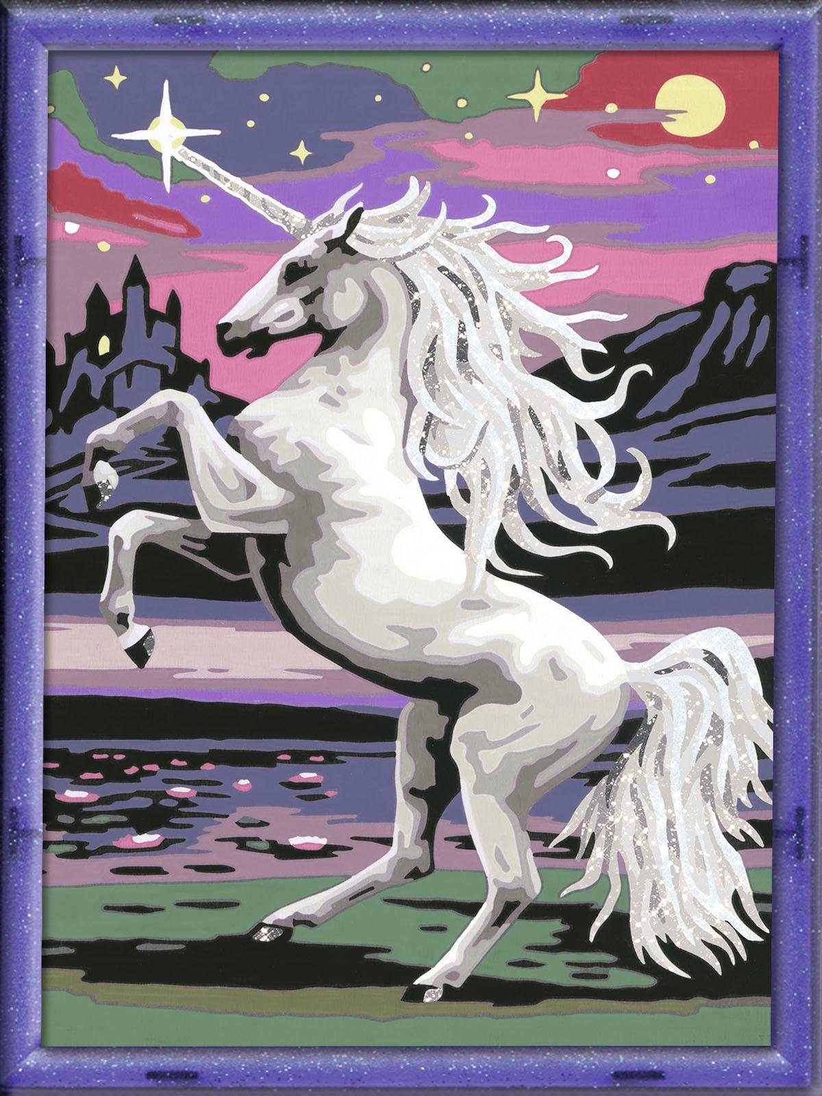 Ravensburger Malen nach Zahlen Magisches Einhorn, Made in Europe