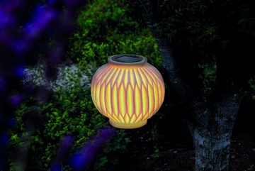 esotec Hängeleuchten Solar Dekorationsleuchte Ibiza in Sandstein Optik (D x H): 16 x 15 cm