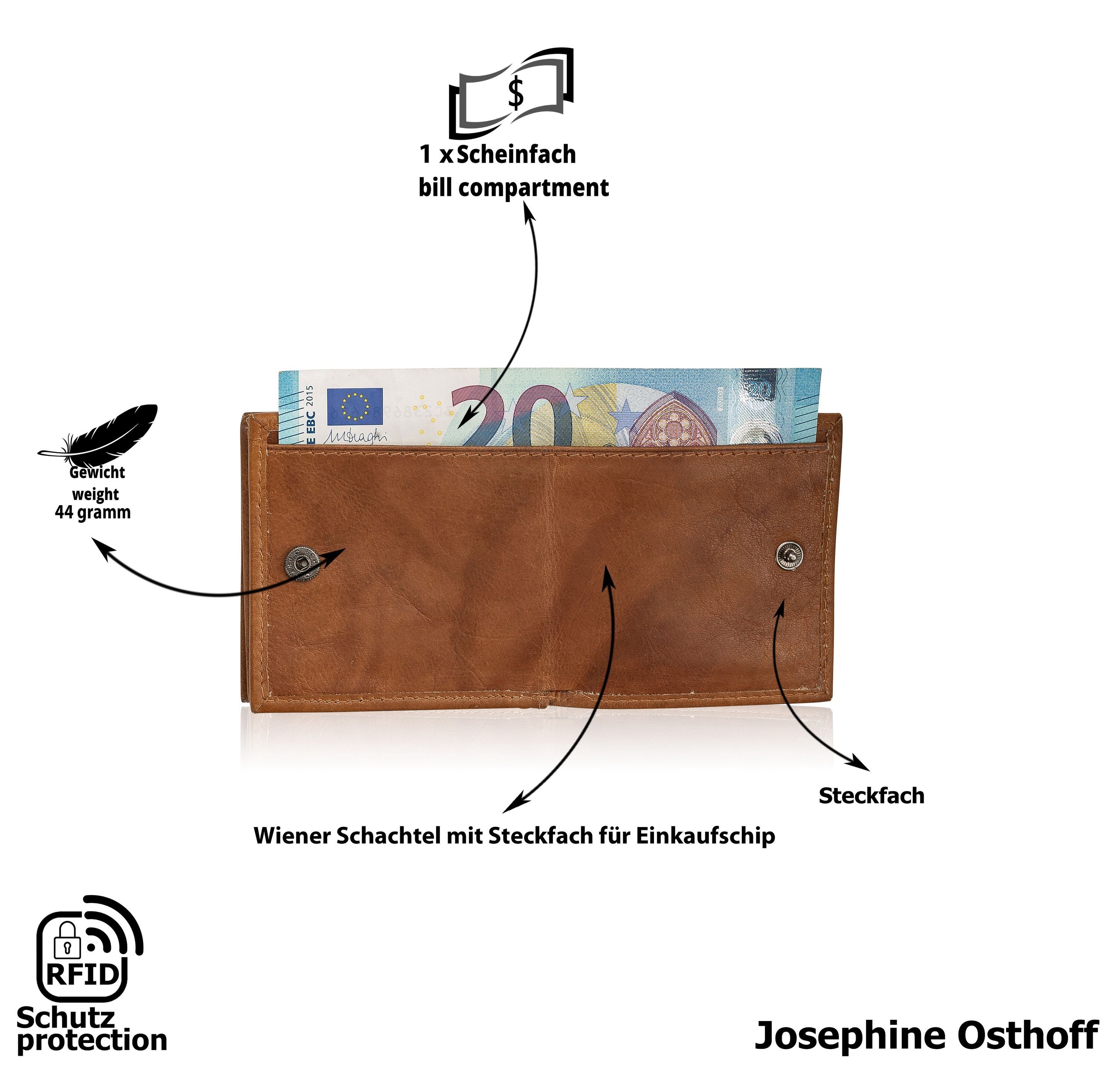 Geldbörse Geldbörse WS Josephine safari Barè Osthoff