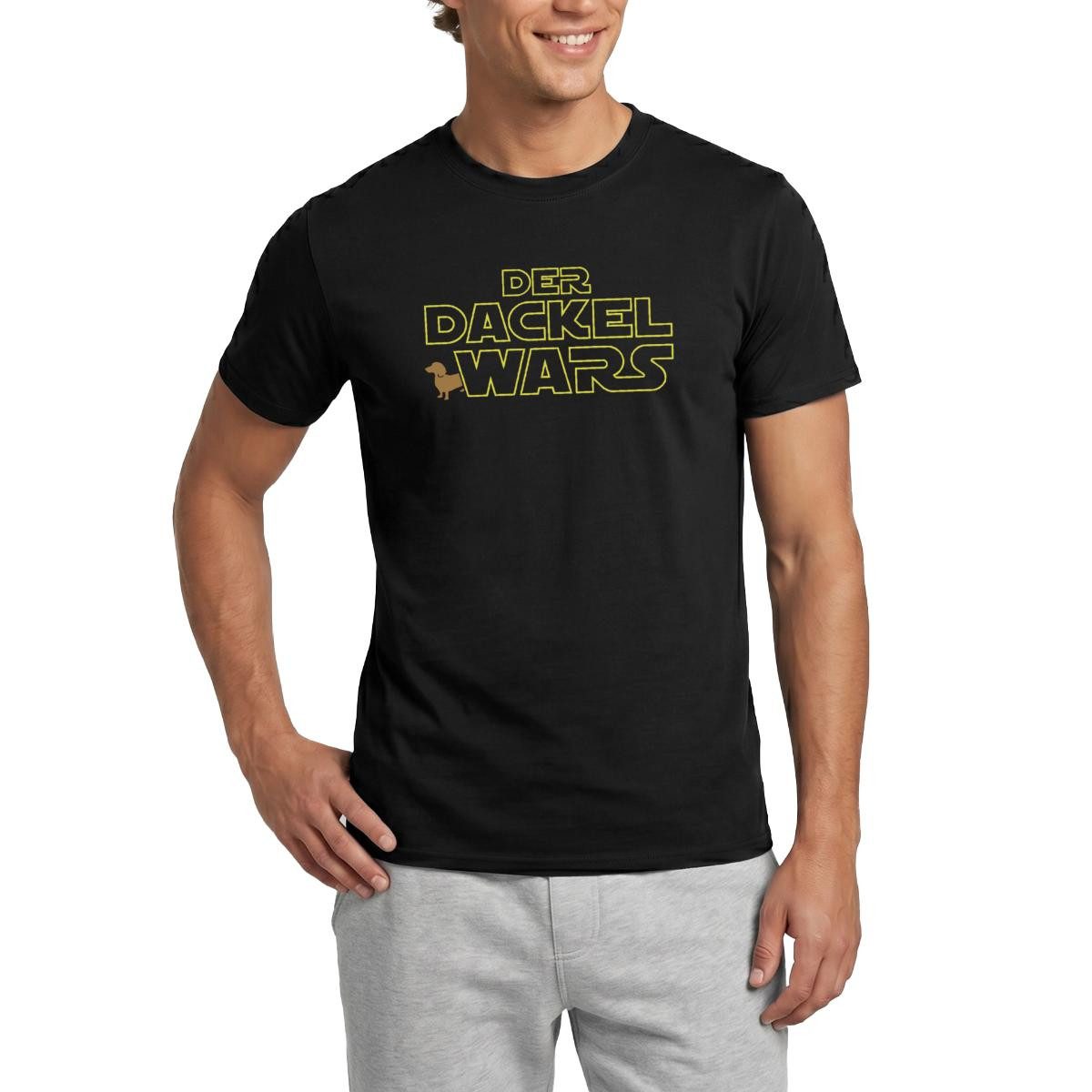 Spreadshirt T-Shirt Der Dackel Wars Geschenk Hundebesitzer Dackelfan Männer T-Shirt (1-tlg)
