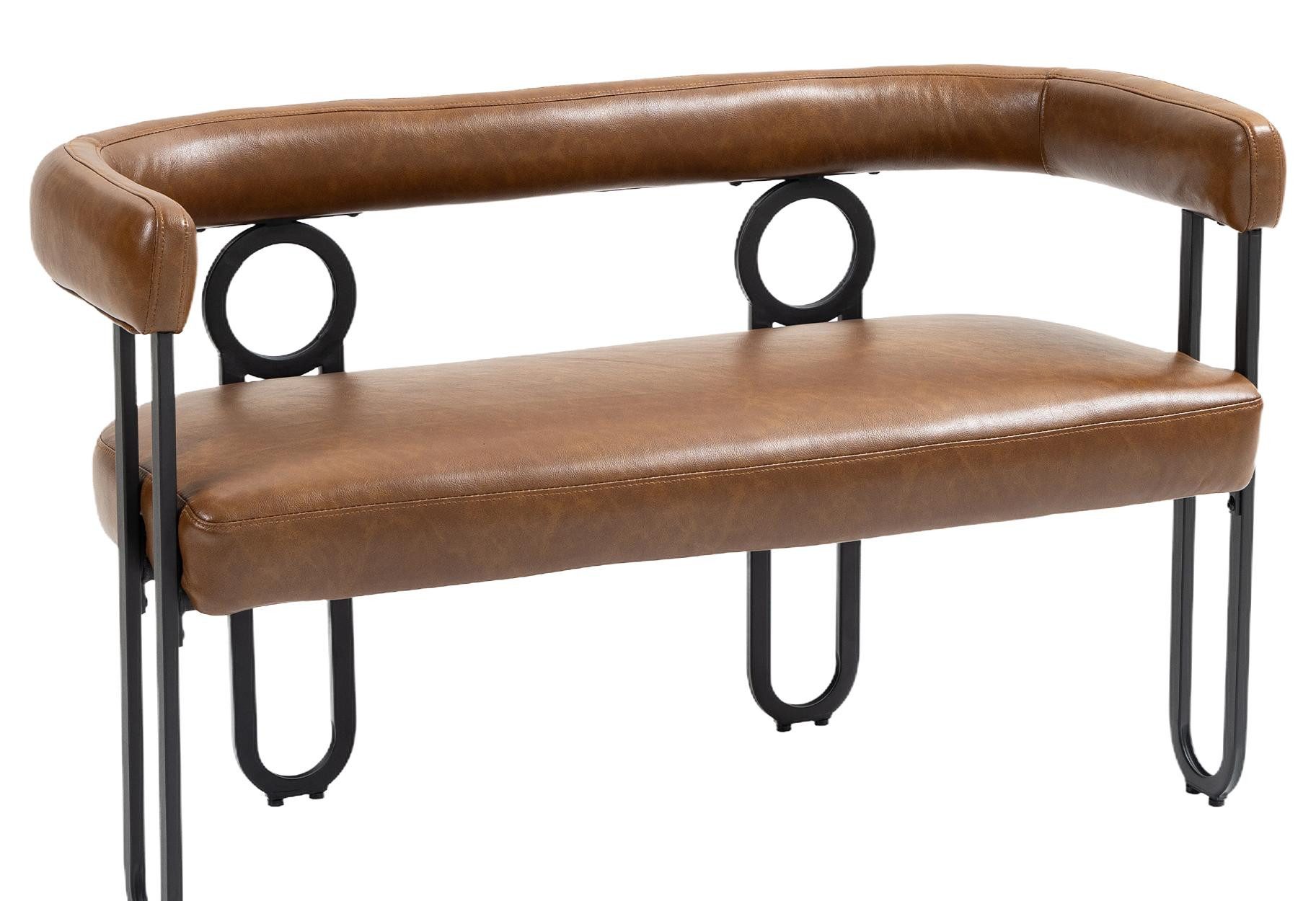 LVHOM Gartenstuhl Retro-Ring Metall 2-/4-/6er-Set, Chenille/PU günstig online kaufen