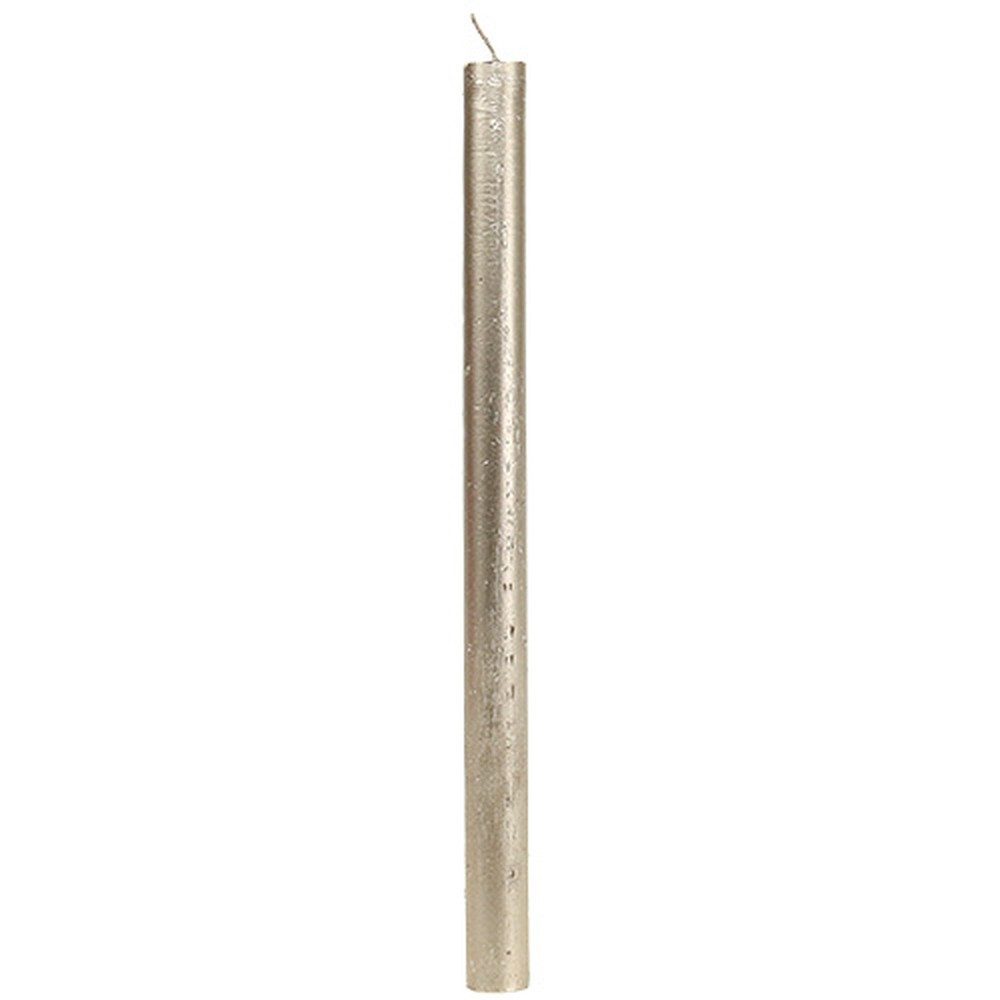 Spitzkerze Stabkerzen durchgefärbt Hellgold 21x240mm 12 Stück für festliche