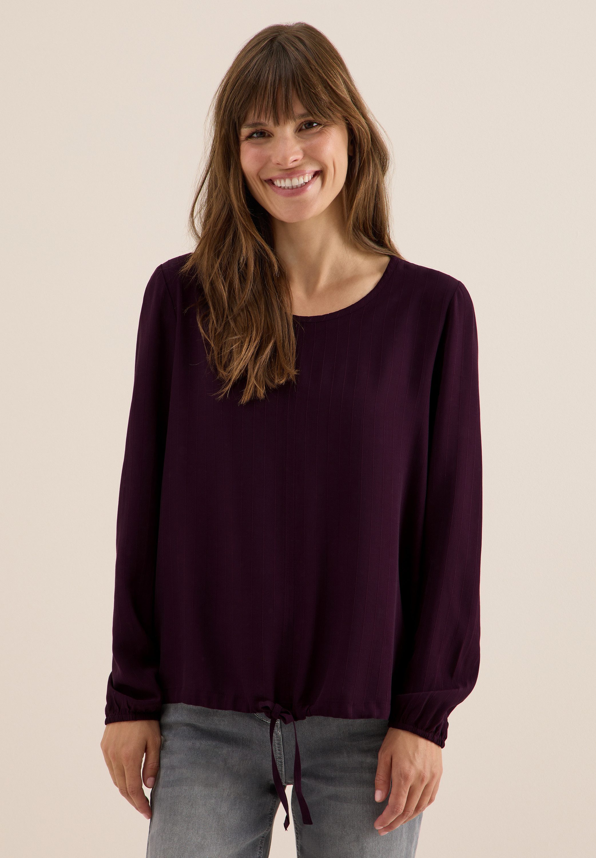 CECIL Langarmbluse aus softer Viskose