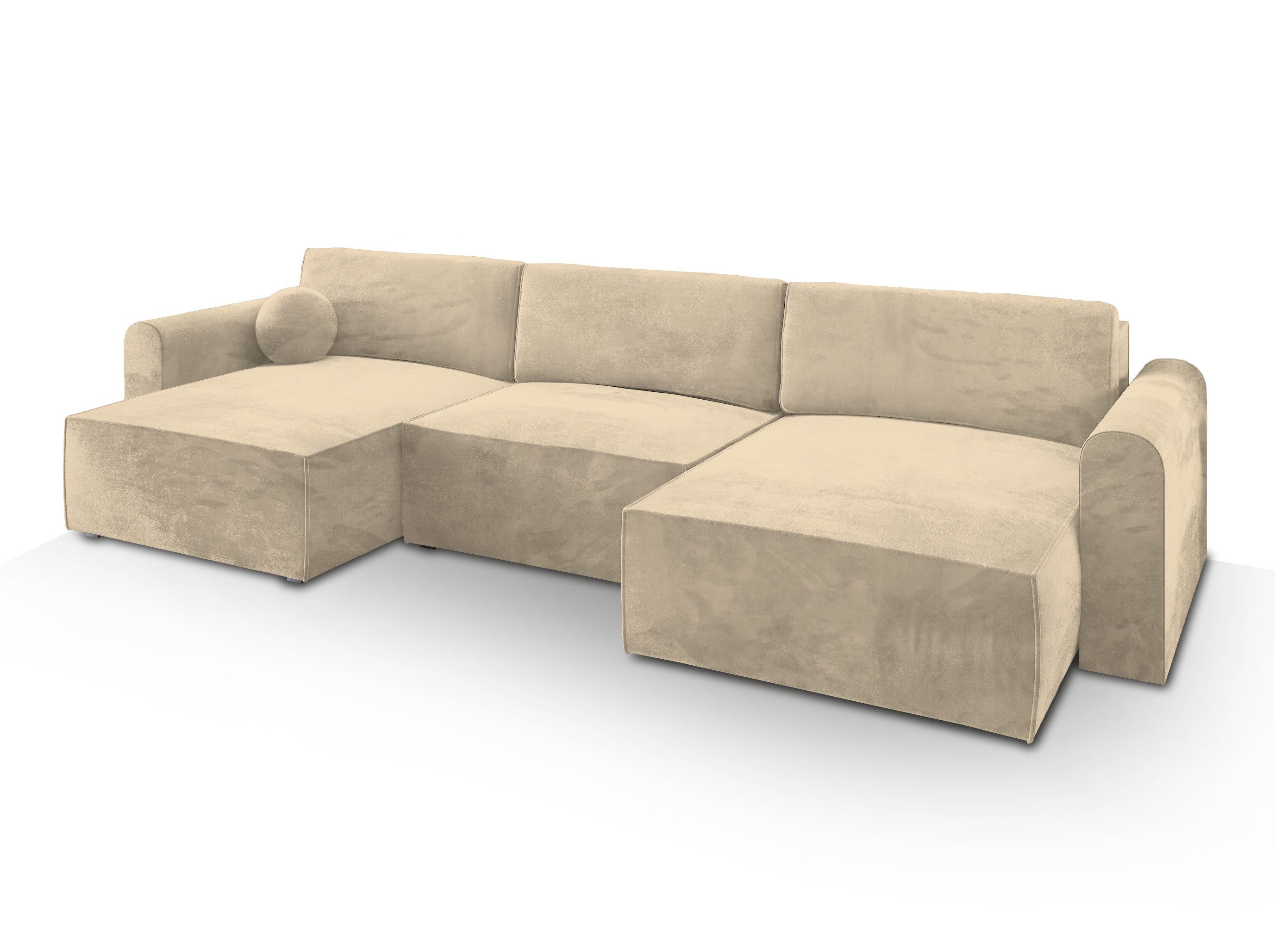 Masseno Ecksofa FENTO mit Schlaffunktion U-Form, günstig online kaufen