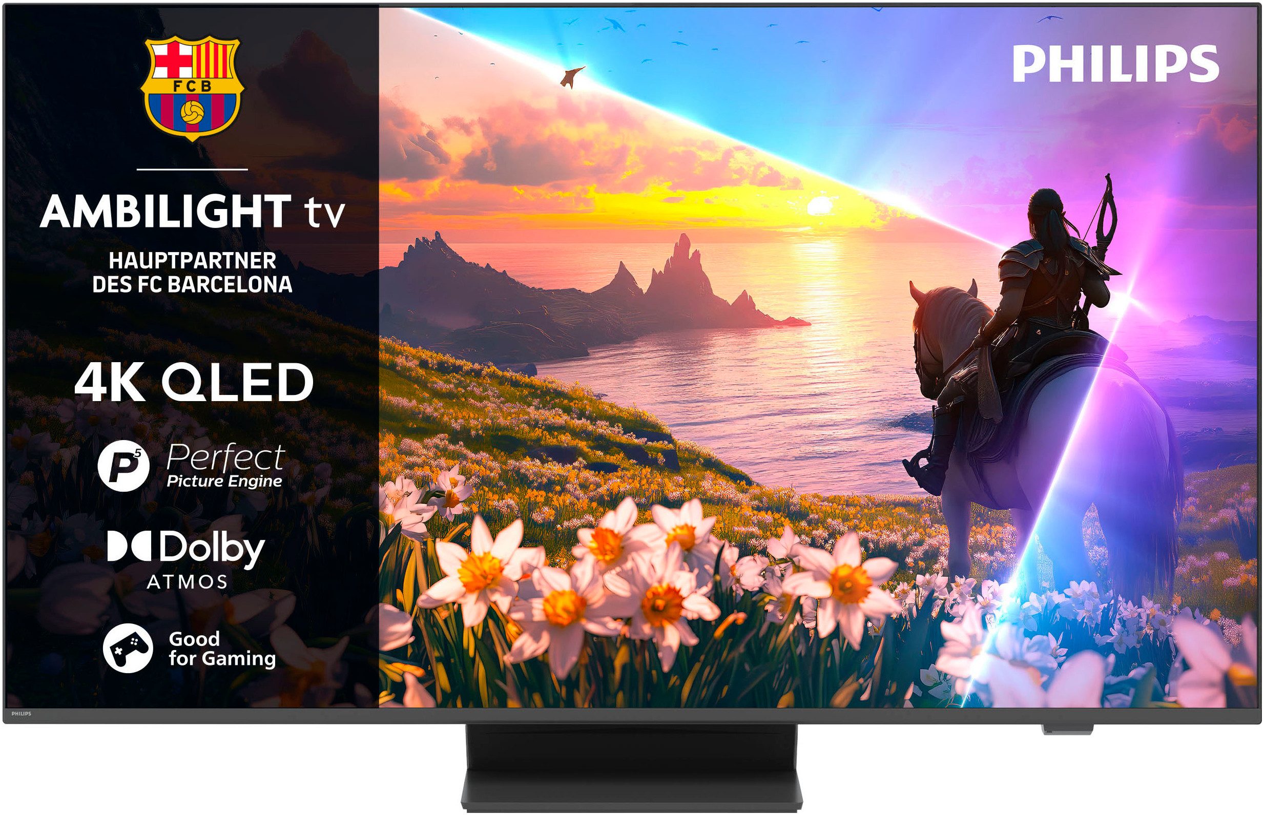 Philips 55PUS8600/12 QLED-Fernseher (139 cm/55 Zoll, 4K Ultra HD, Smart-TV, Ambilight, P5 Perfect Picture Engine, HDR10+ kompatibel, Dolby Atmos)