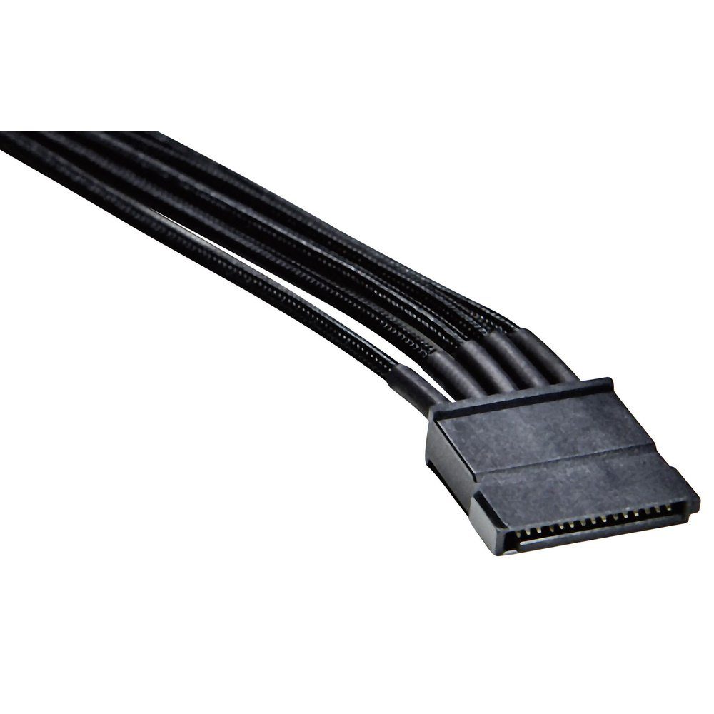 BeQuiet BeQuiet Strom Anschlusskabel [1x SATA-Strom-Stecker 15pol. - 1x bequie Stromkabel, (60.00 cm)