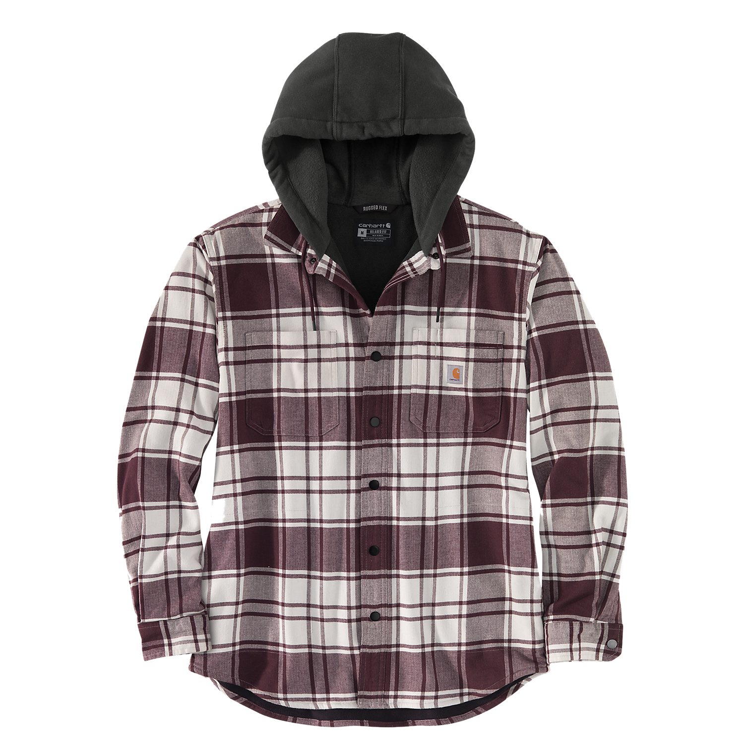 Carhartt Flanellhemd Fleece Lined Hooded mit Kapuze