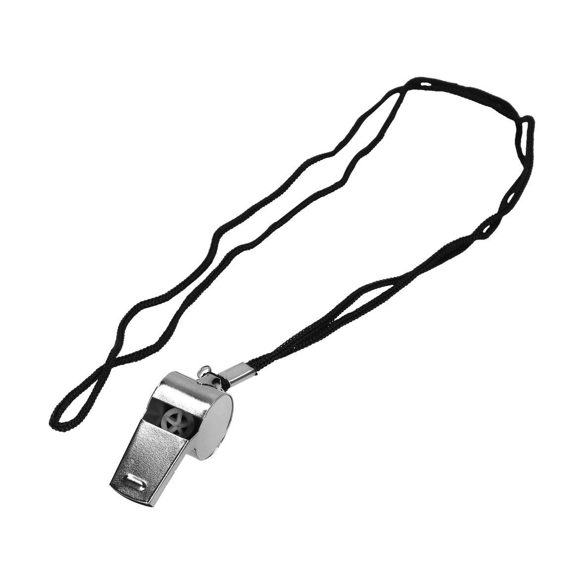 elasto Signalpfeife Trillerpfeife "Schiri" silber/schwarz